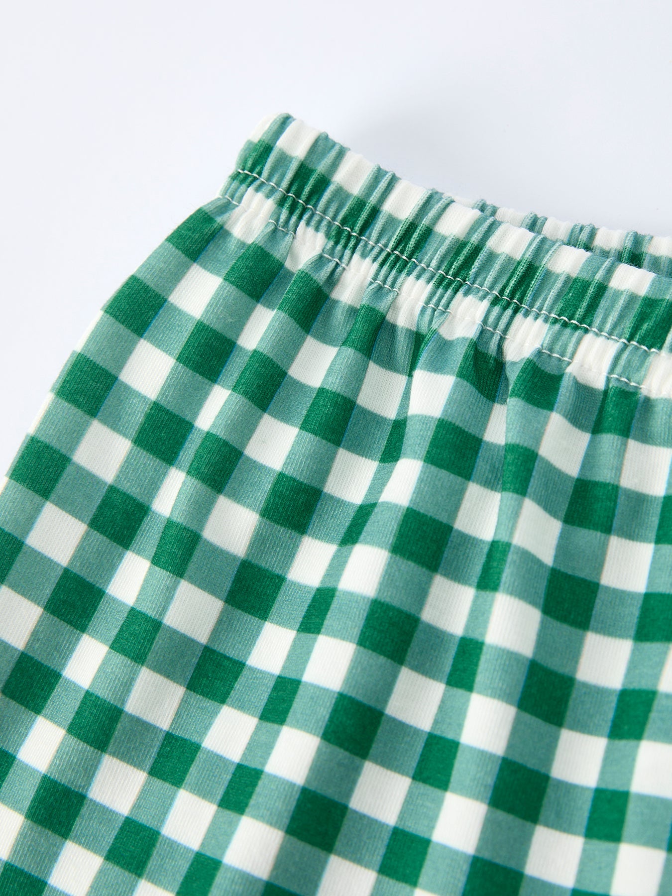 Boys St. Patrick’s Day Shamrock Puppy Smocked Plaid Set