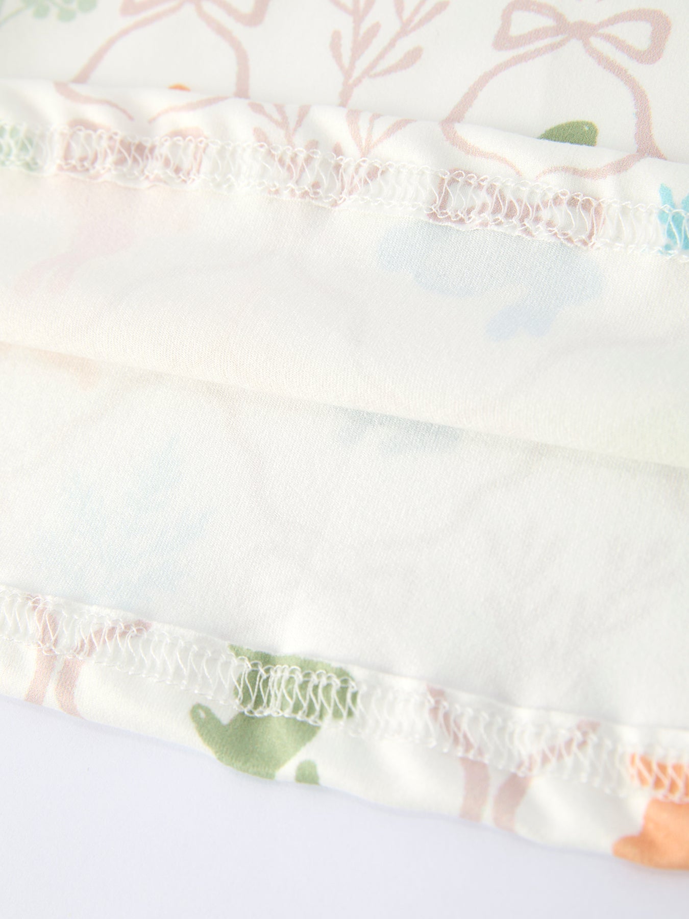 Easter Bunny Print Girls Flutter Sleeve Dress