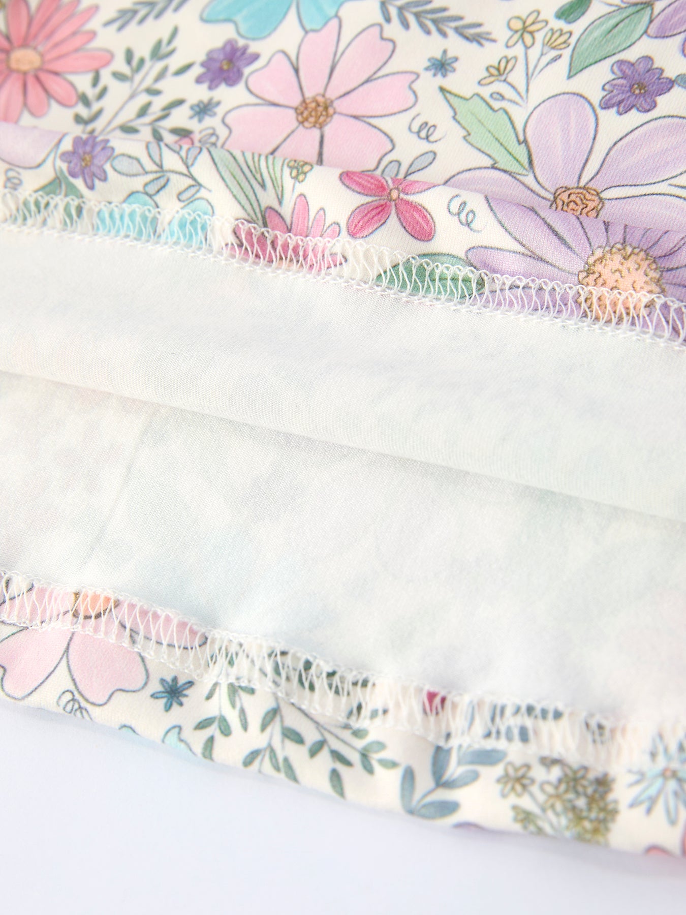 Girls Pink Floral Sleeveless Vest Top And Shorts Set