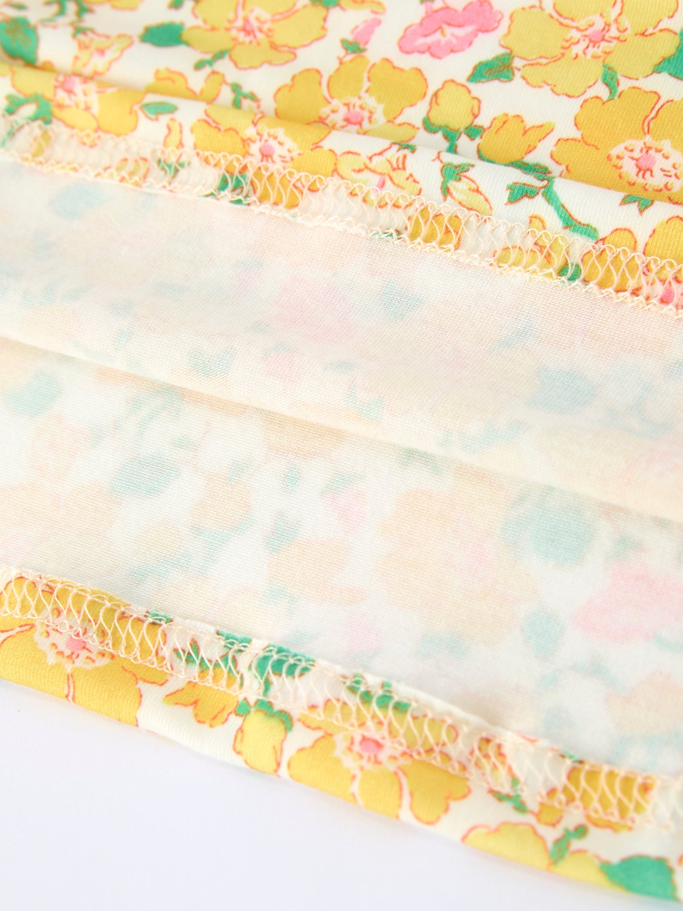 Easter Yellow Chick Embroidery Floral Girl Dress