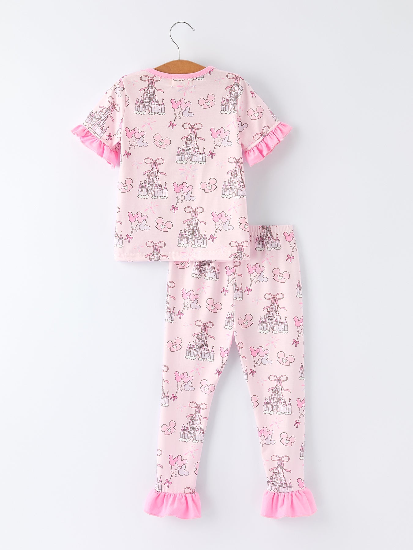 Summer Castle Girls Ruffled Pajamas