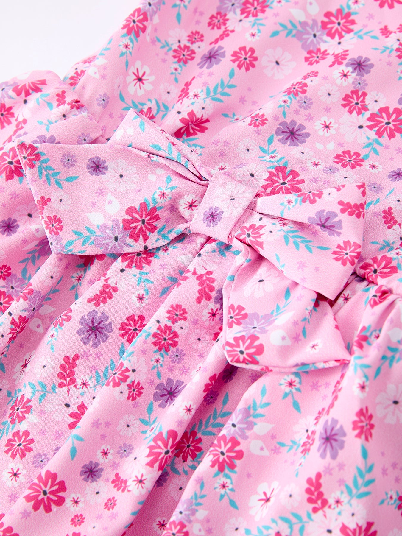 Mommy & Me Baby Girls Romper-spring Floral Print