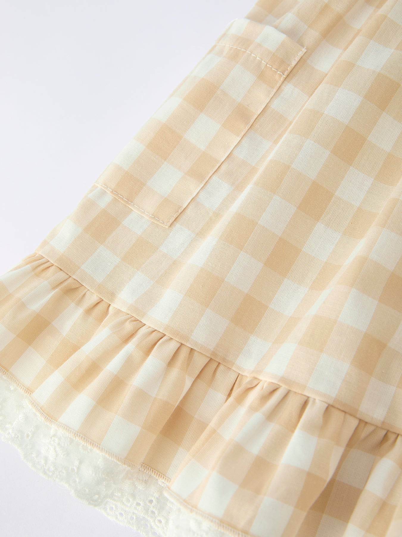 Mommy & Me Plaid Girl Dress With Pocket