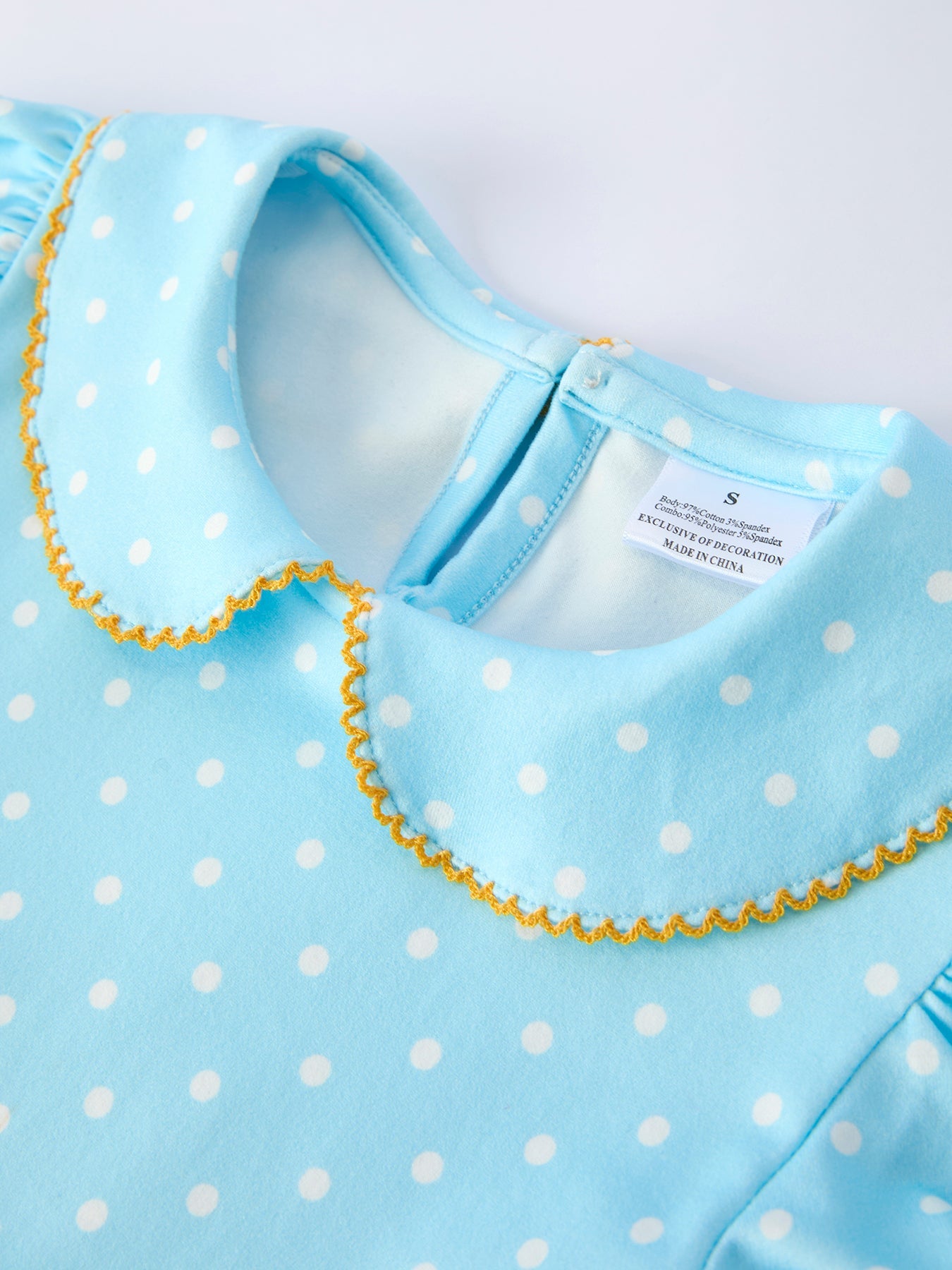 Back To School Polka Dot Girls Dress Pencil Bow Applique
