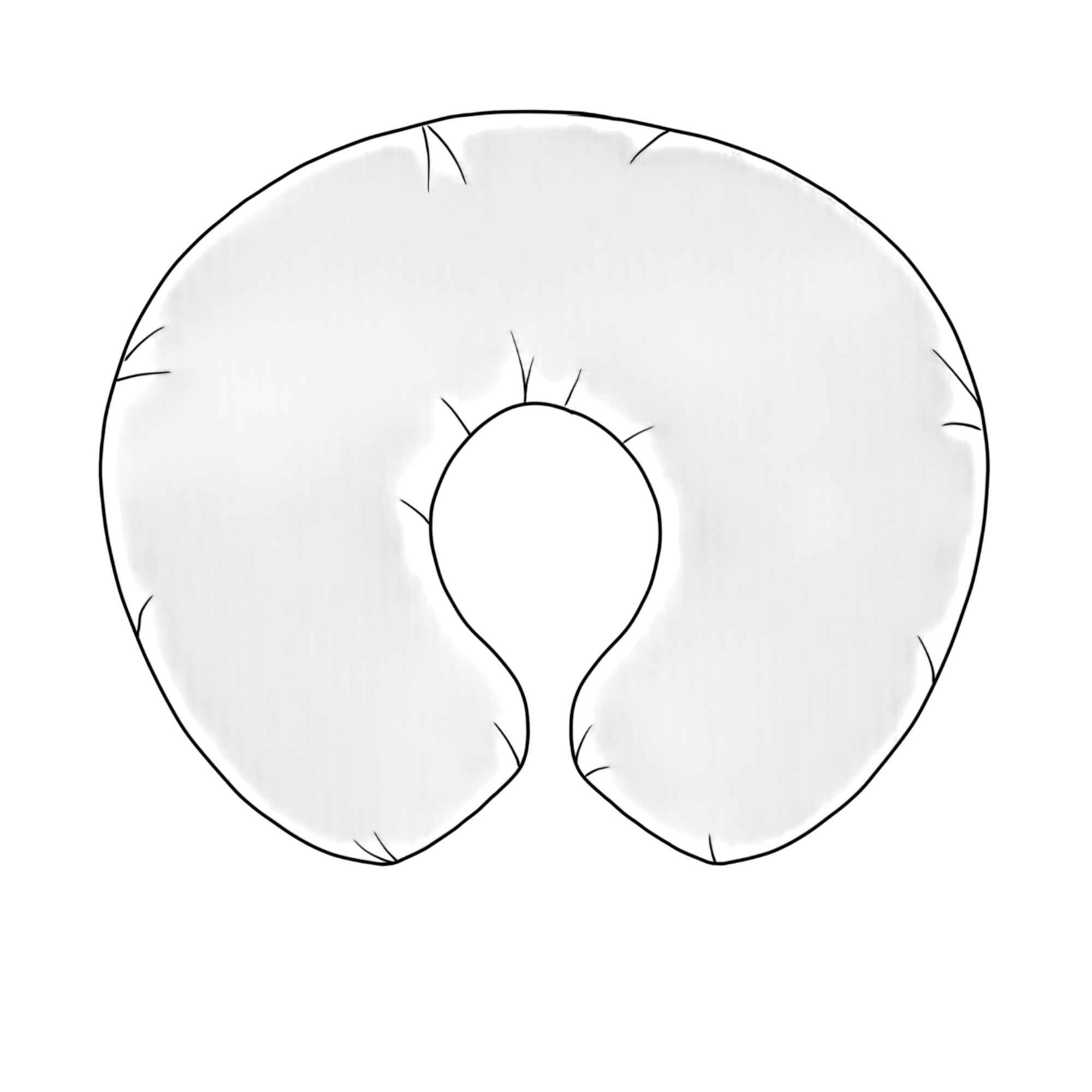 Pearl Ribbed Nursing Pillow Cover