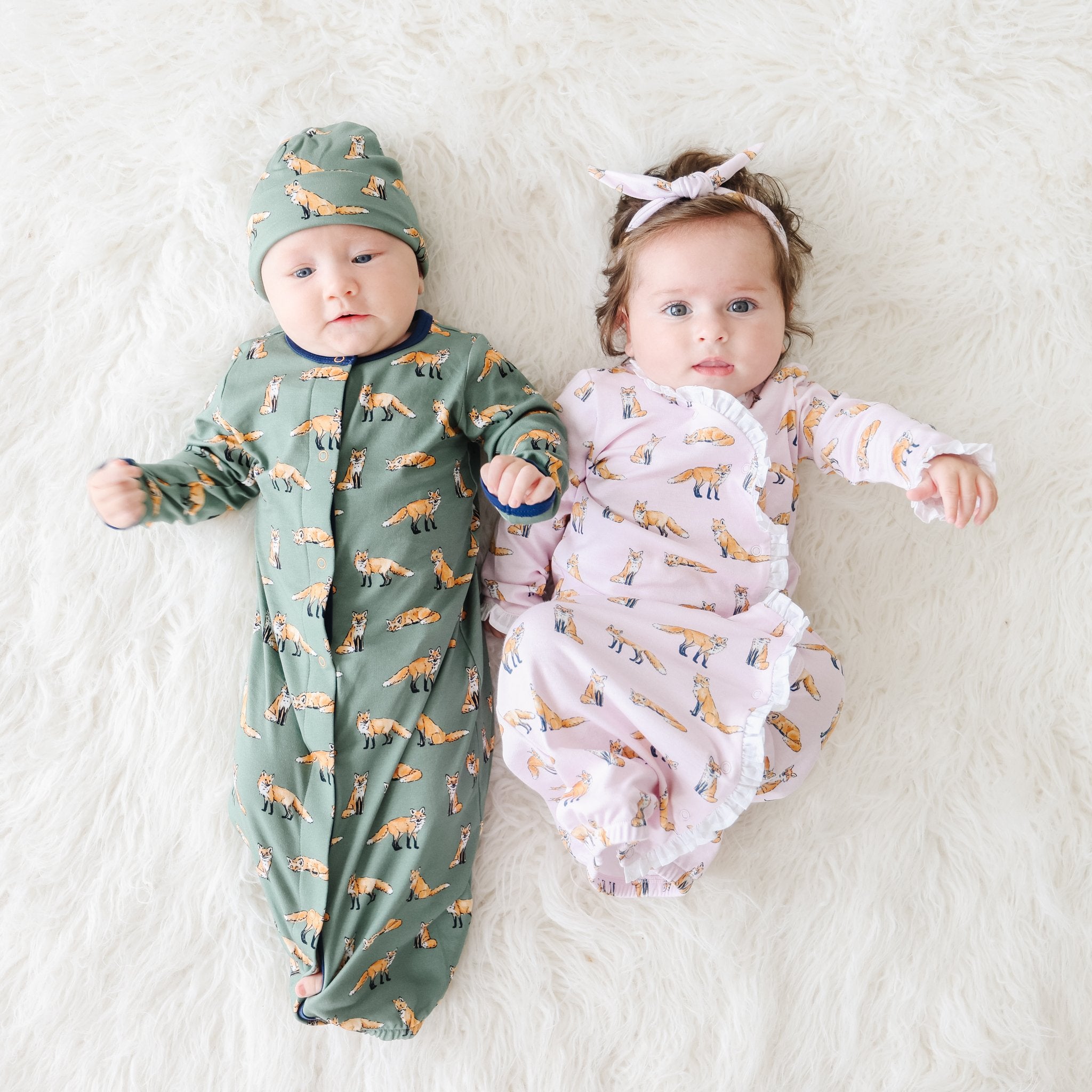 Pink Fox Ruffle Gown