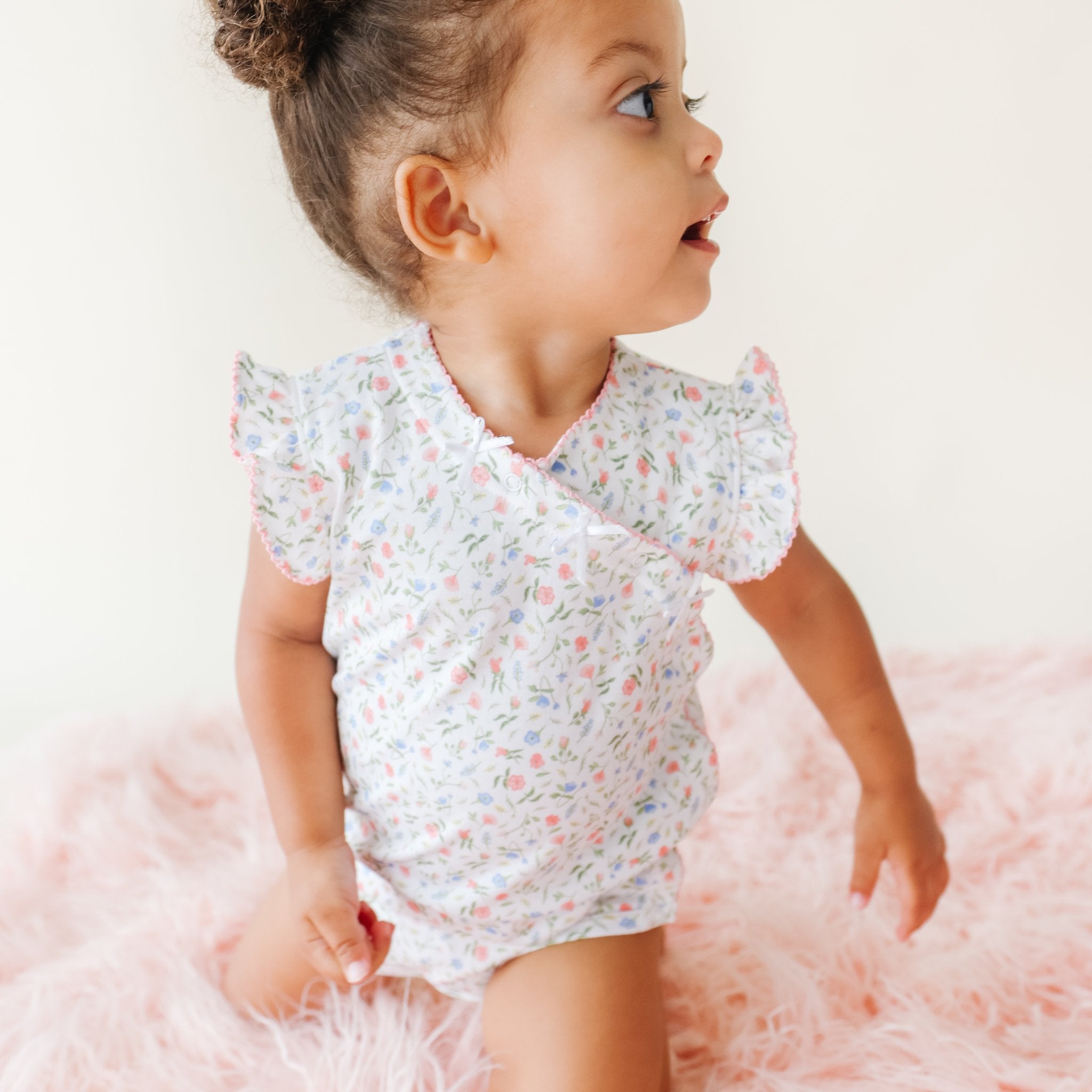 Pink Madison Onesie With Bows