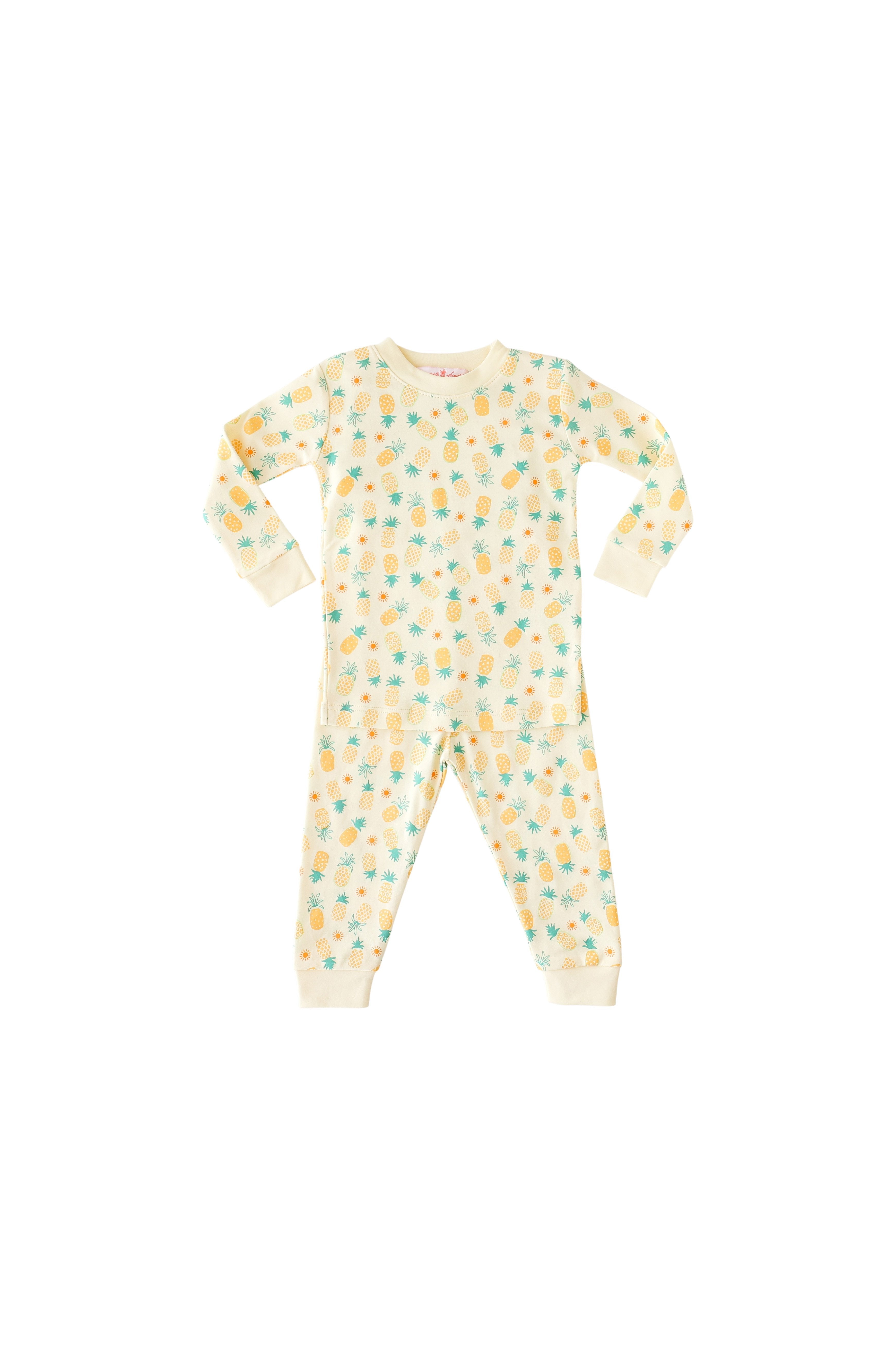 Pineapple Print 2-piece Pajama