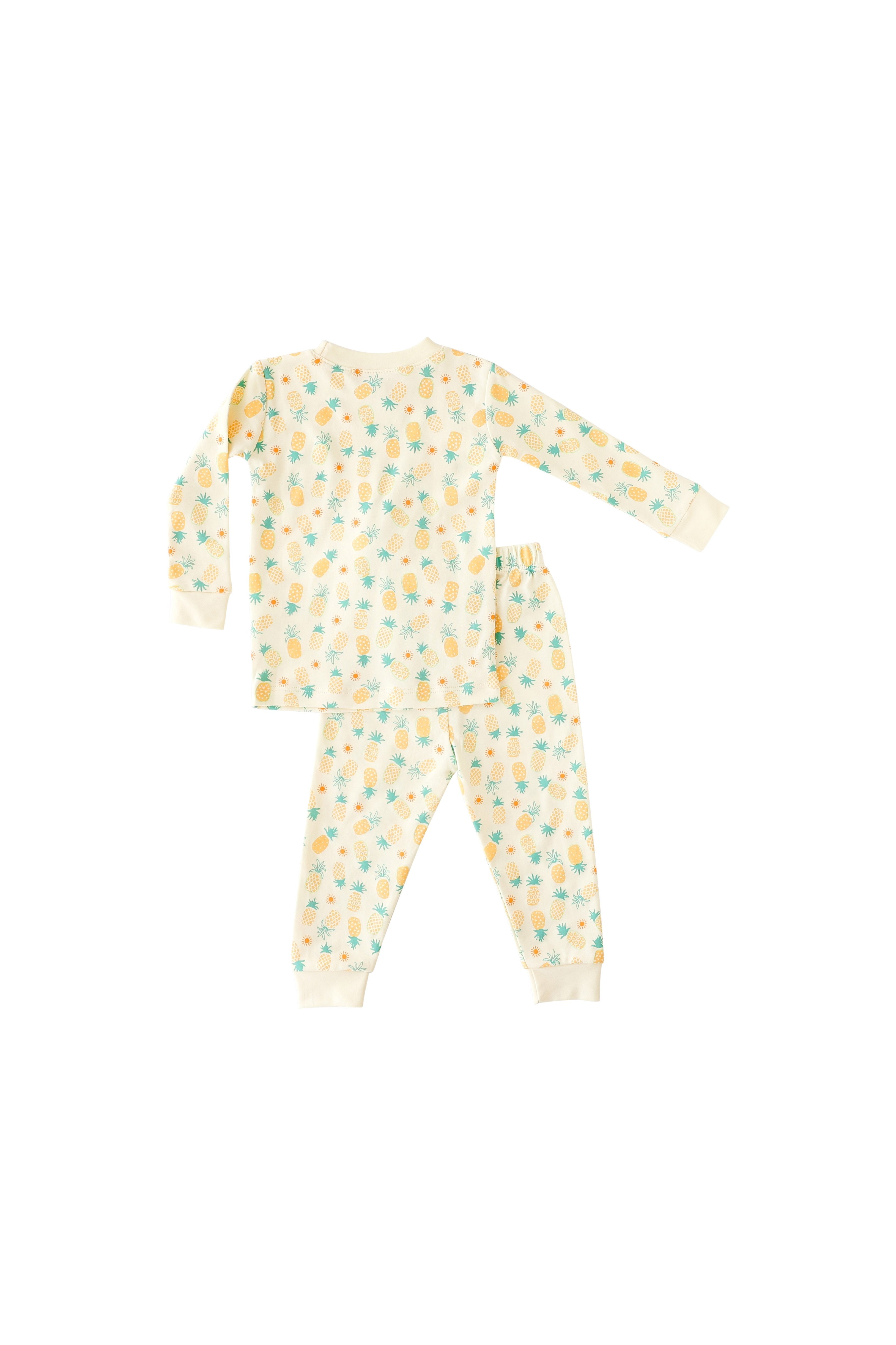 Pineapple Print 2-piece Pajama