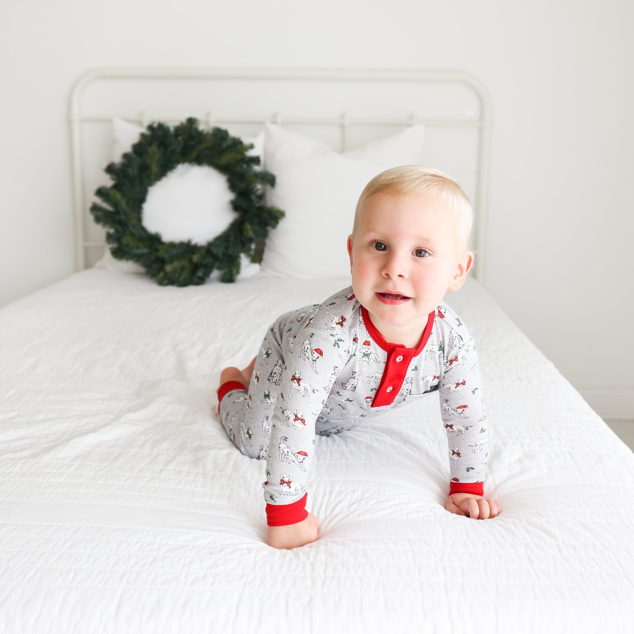 Holiday Dalmatian 2-piece Pajama Set