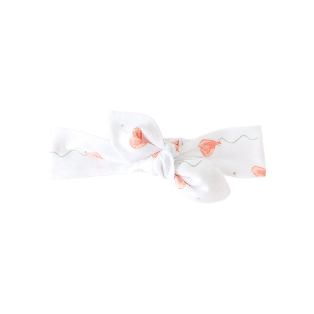 White Heart Balloon Headband