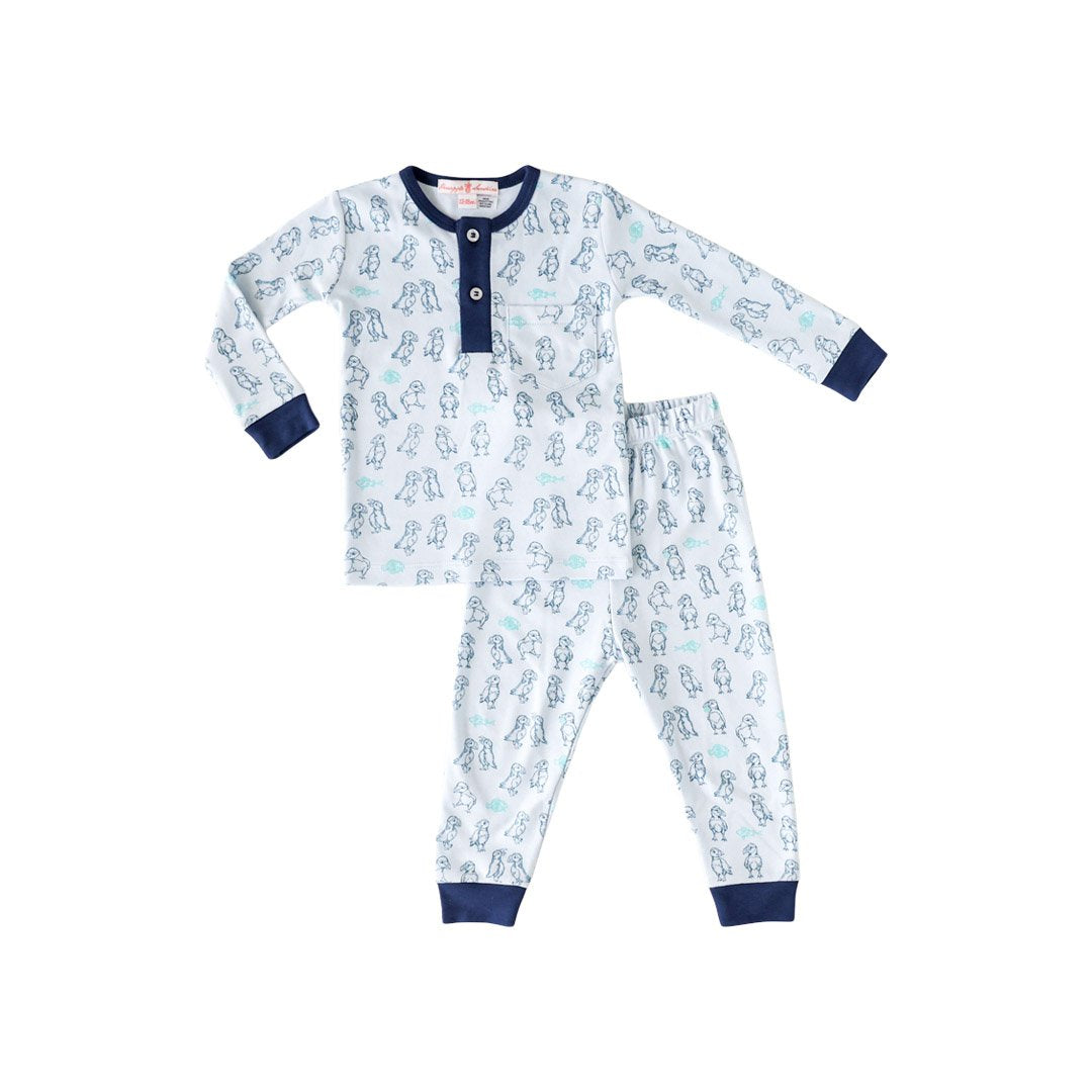Puffin Print 2-piece Pajama