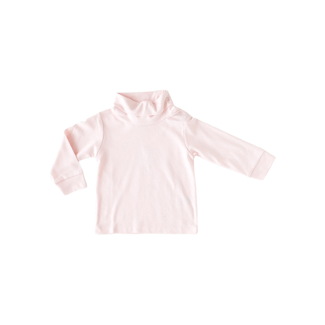 Solid Pink Turtleneck