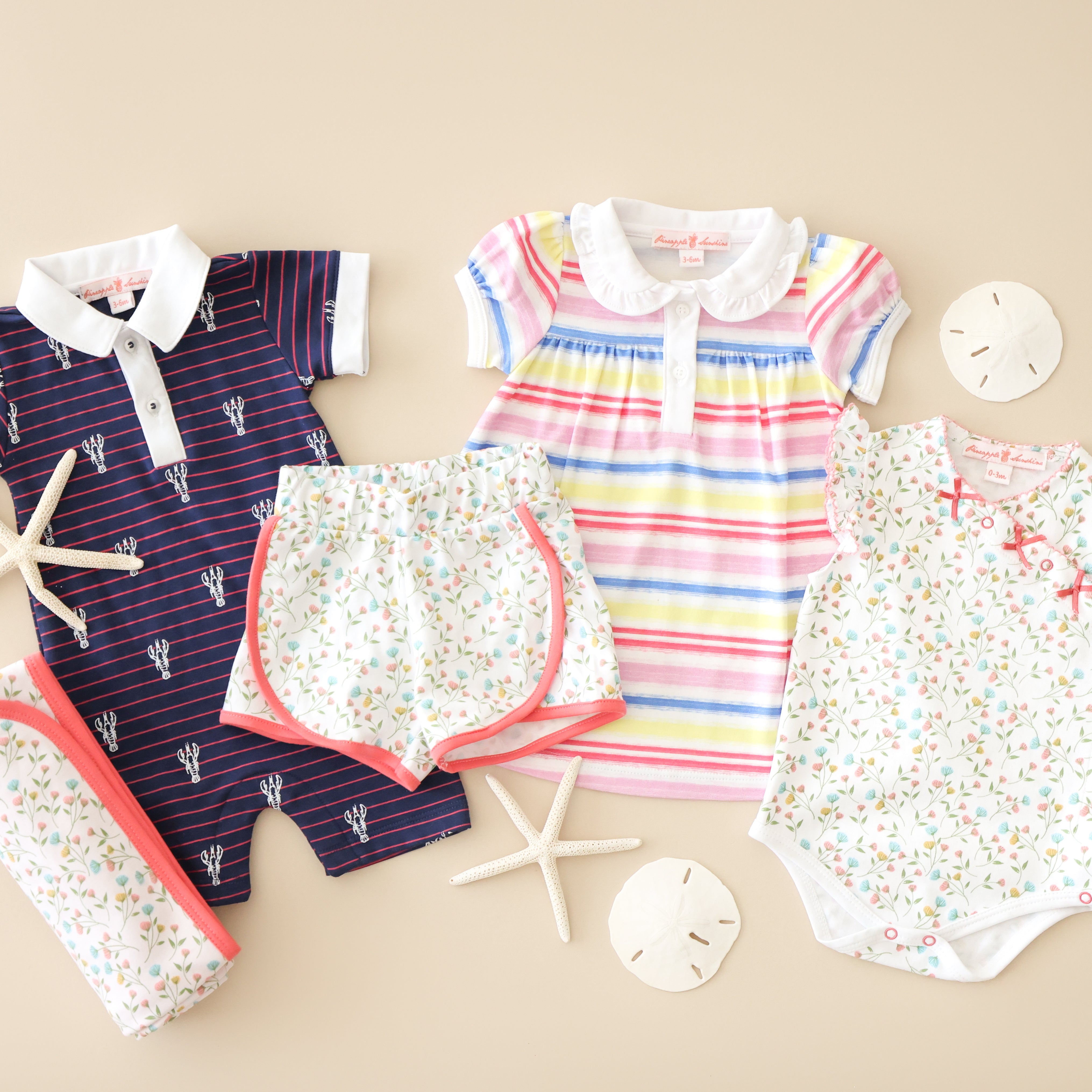 Pink Arabella Onesie With Bows