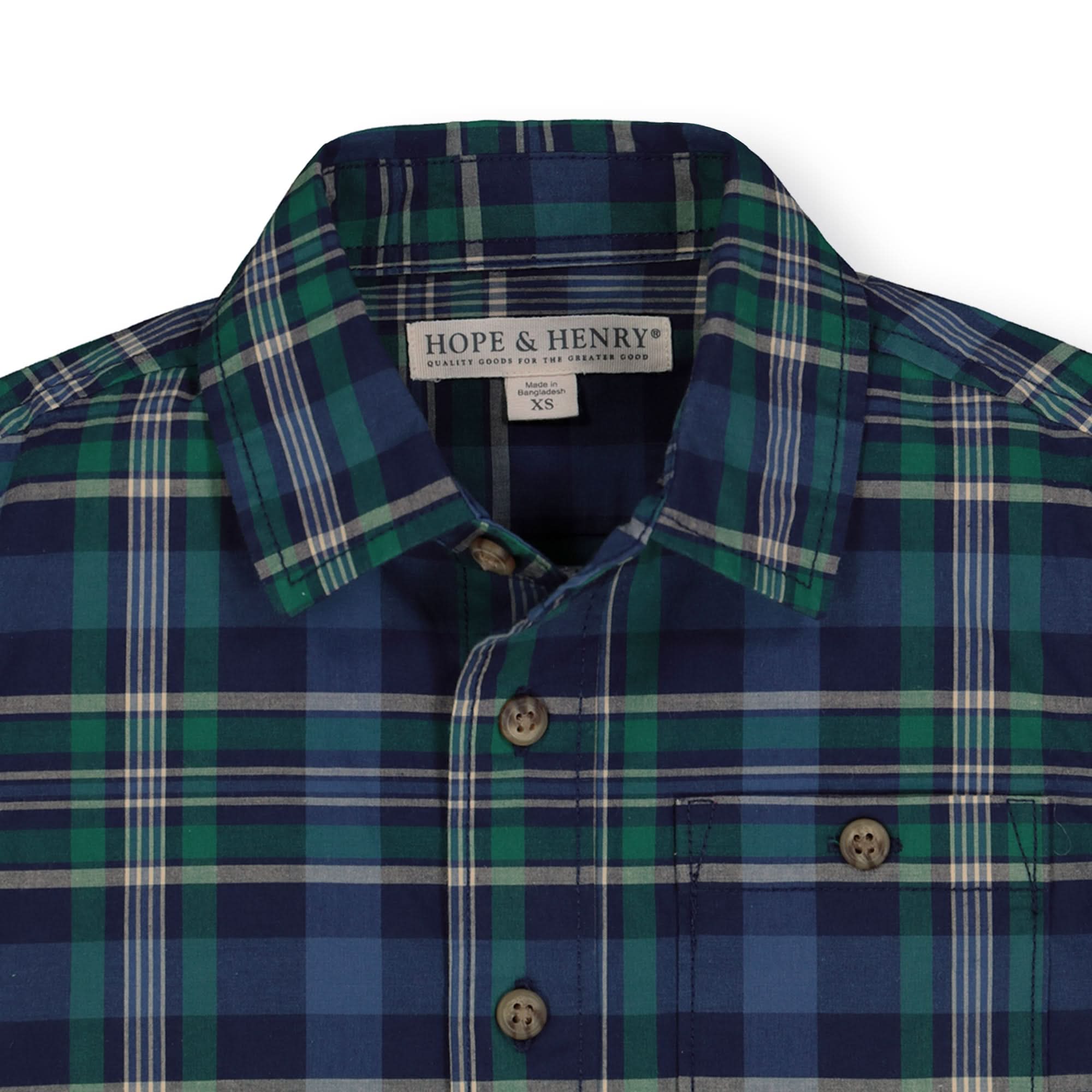 Stretch Poplin Short Sleeve Button Down Shirt