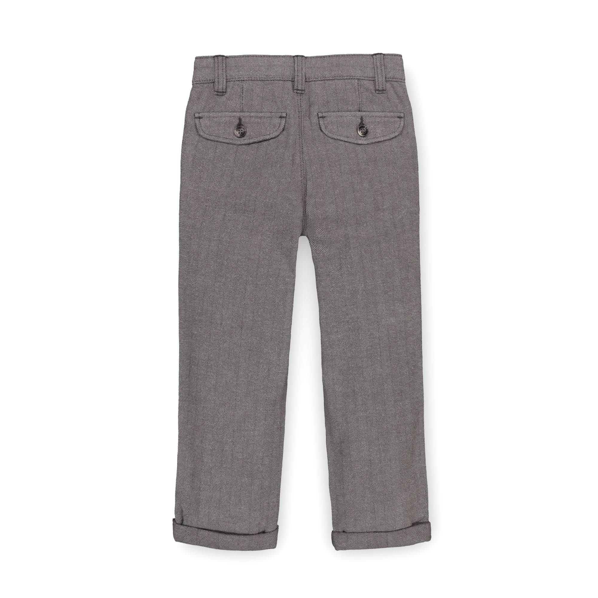Rolled Cuff Organic Pant With Drawstring - Baby