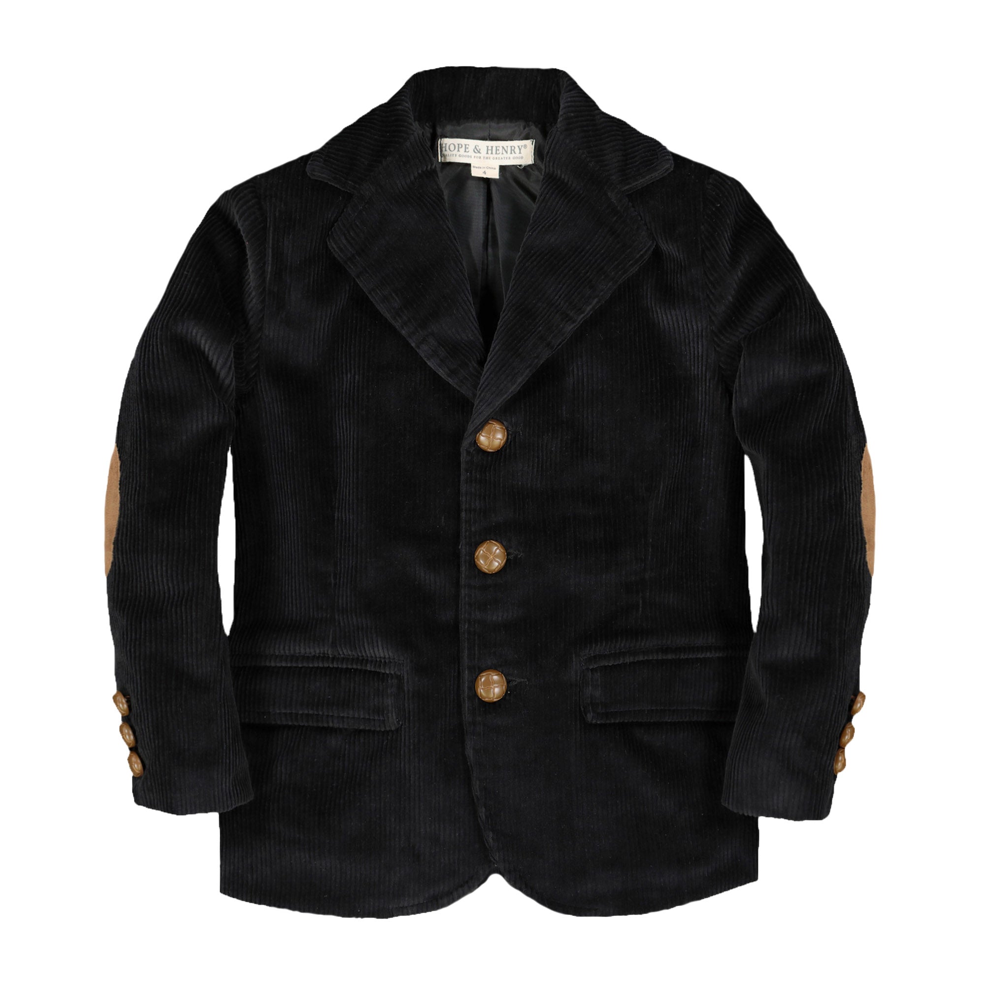 Organic Corduroy Blazer With Elbow Patches - Baby