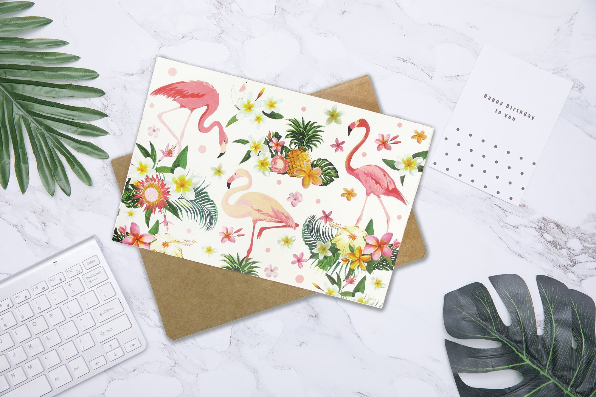 Tropical Hawaiian Florals - 36 Pack Assorted Greeting Cards For All Occasions - 6 Design