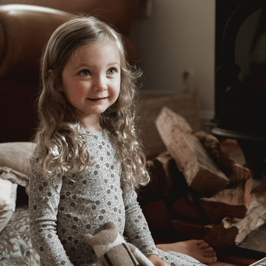 The Printed Long Sleeve Tee - Isla