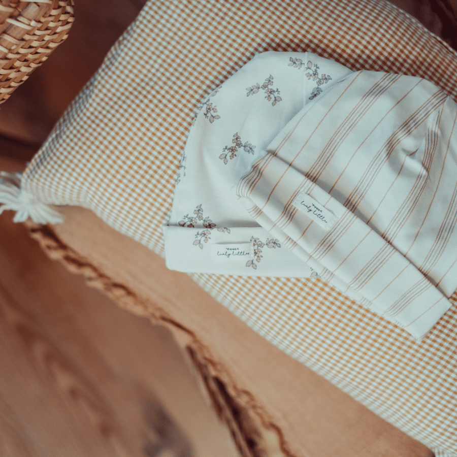 The Printed Bonnet - Rose Stripe