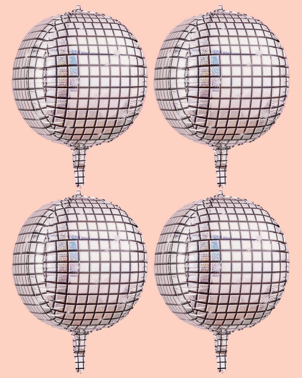 It's Disco, Baby! Balloons - 4 Disco Ball Balloons