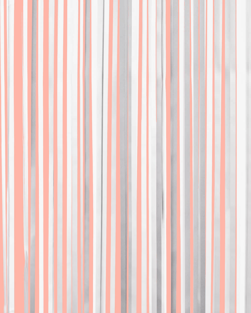 Silver Party Curtain - Matte Silver Foil Curtain