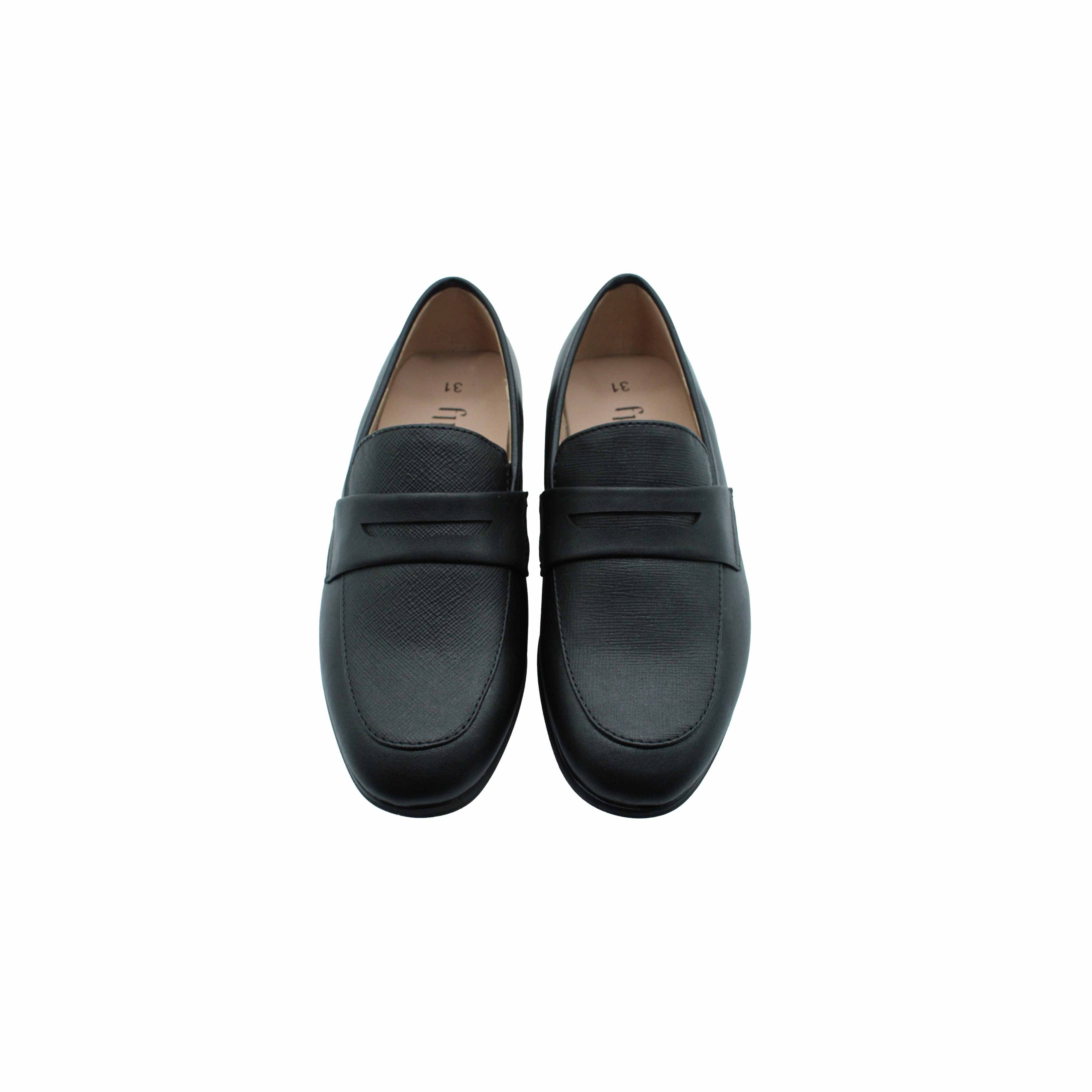 Black Designed Leather