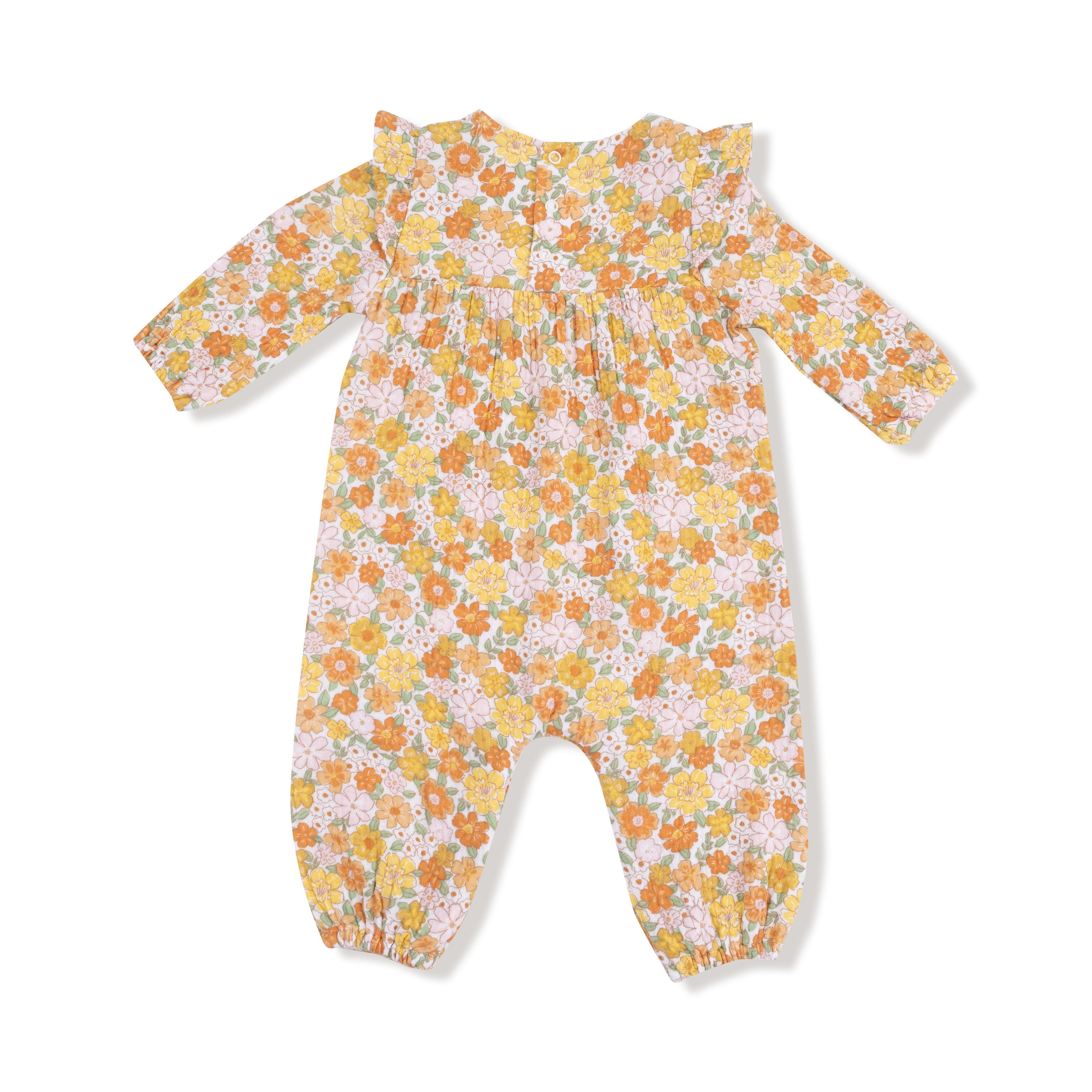 Ruffle Sleeve Romper