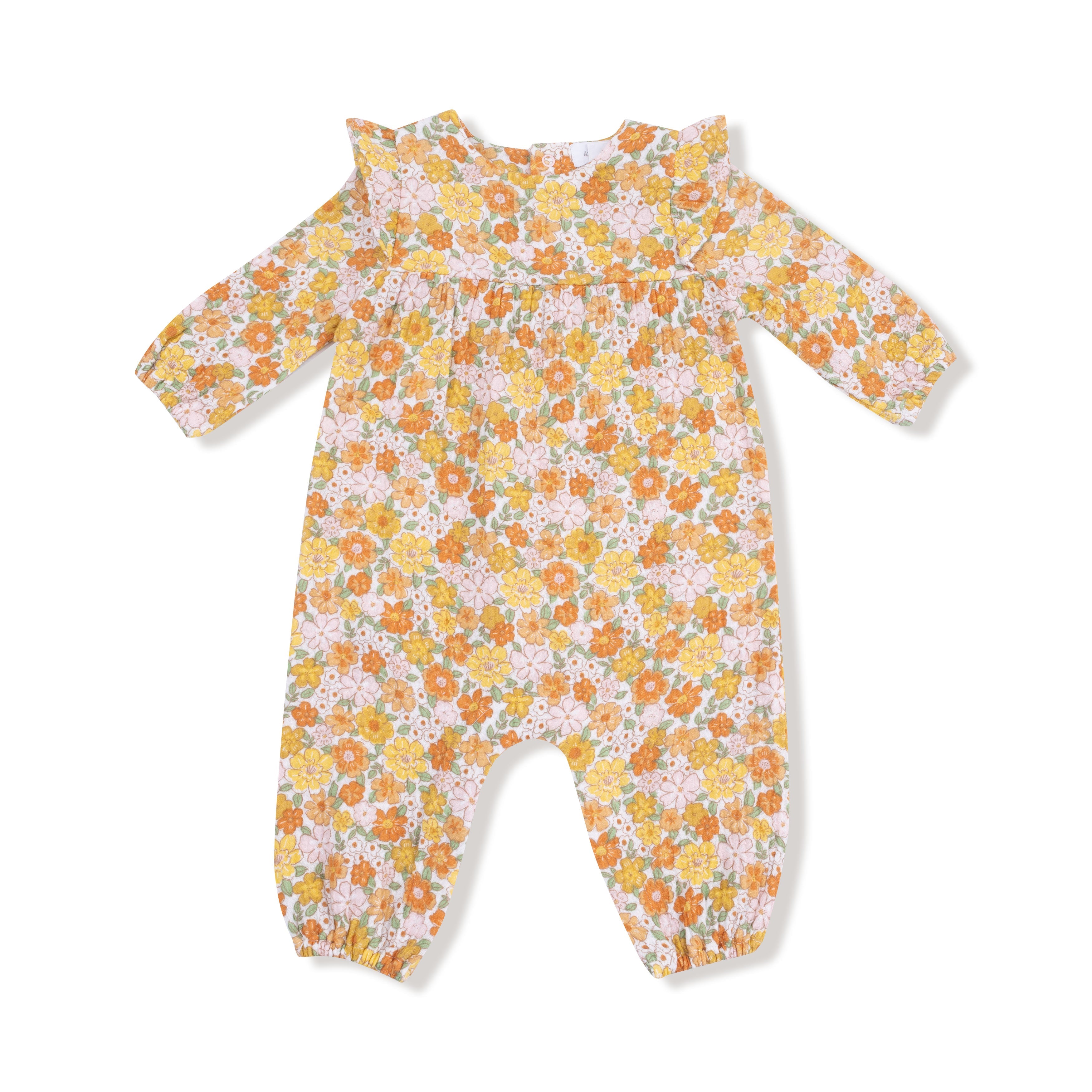 Ruffle Sleeve Romper