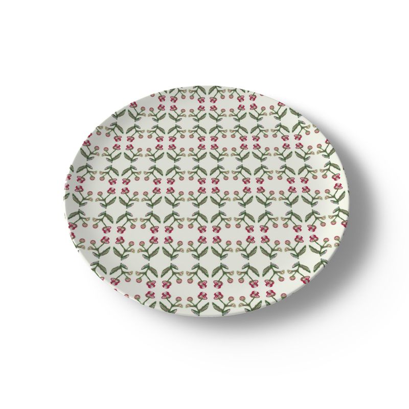 Set Of Holiday Berry Antonia China Plates (set Of 4 Or 8)