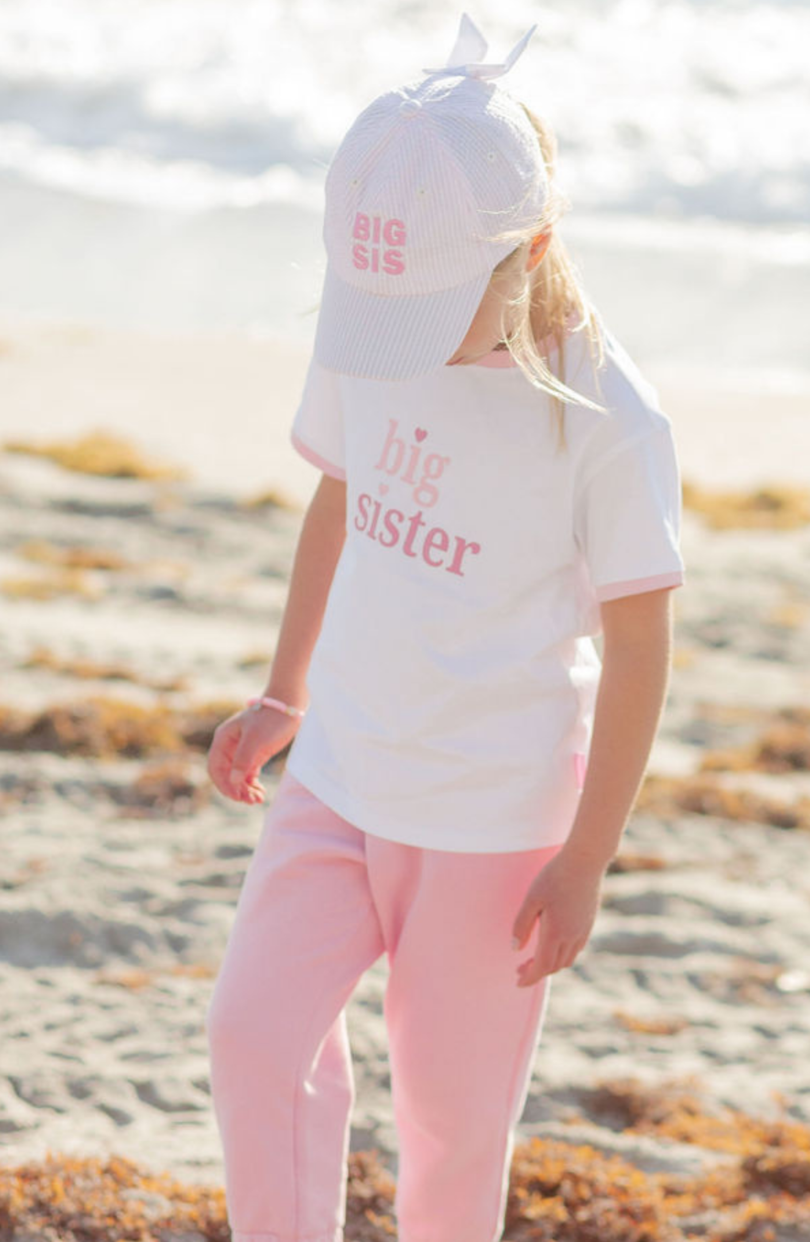 Big Sis Bow Baseball Hat (baby/toddler, Youth)