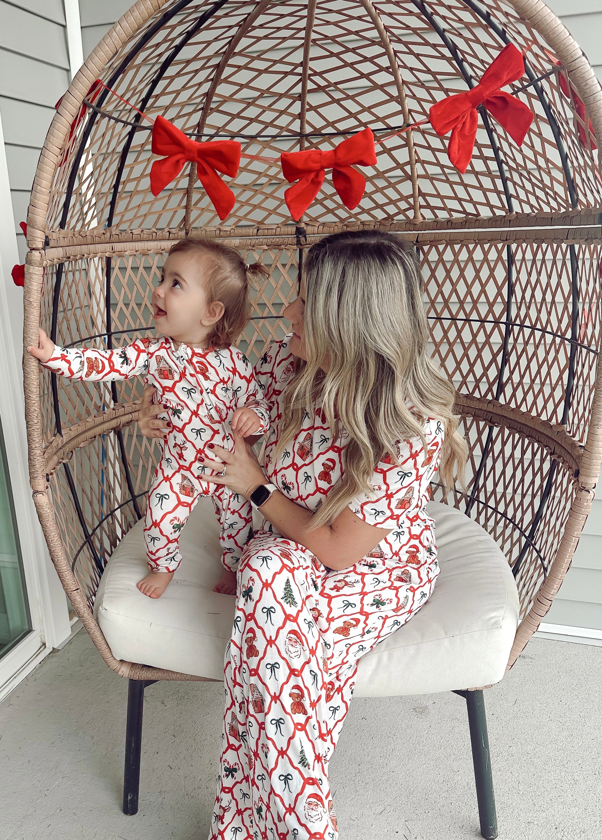 Cozy Christmas | Zip Romper