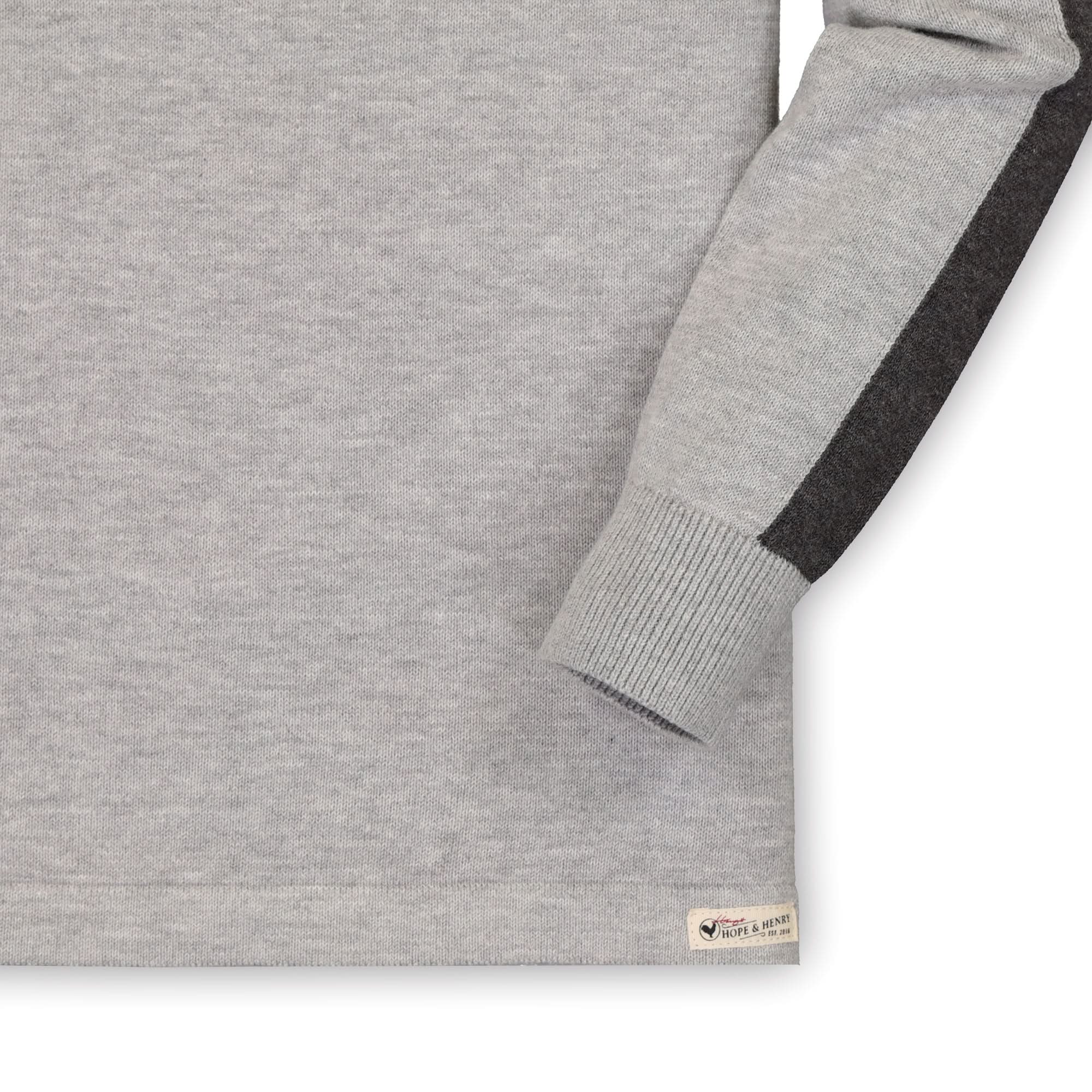 Long Sleeve Organic Sweater Polo - Baby