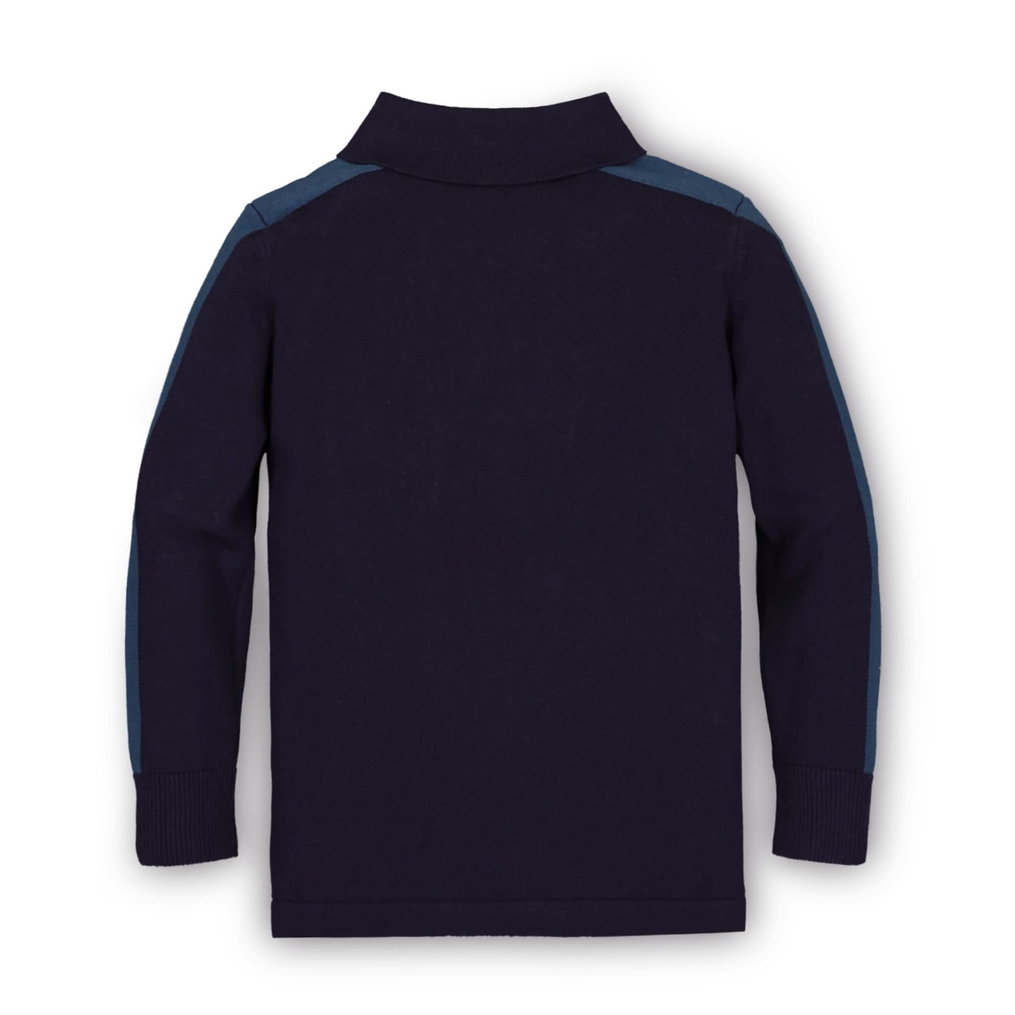 Long Sleeve Organic Sweater Polo - Baby