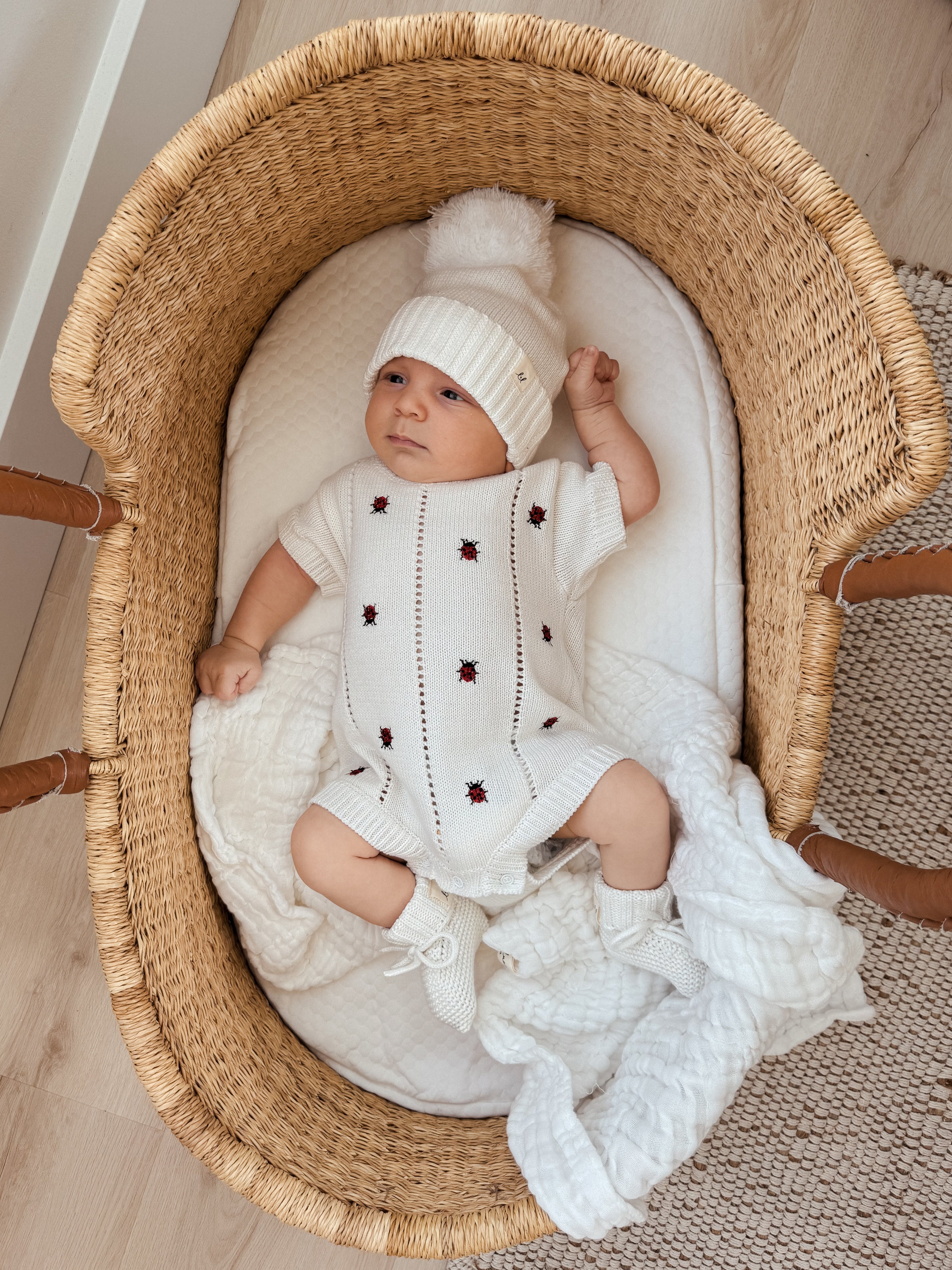 Ladybug Organic Romper