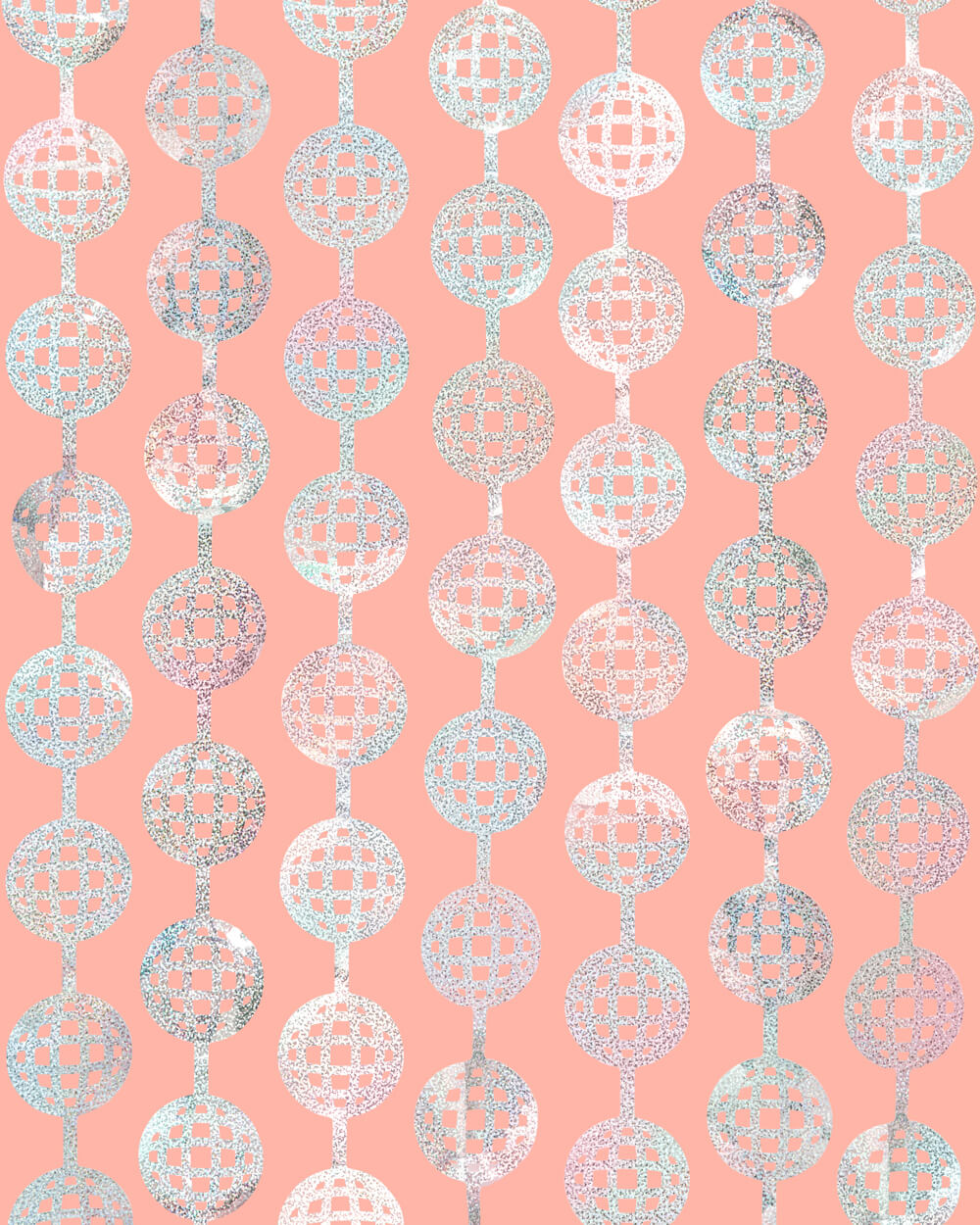 It's Disco, Baby! Curtain - Iridescent Foil Curtain