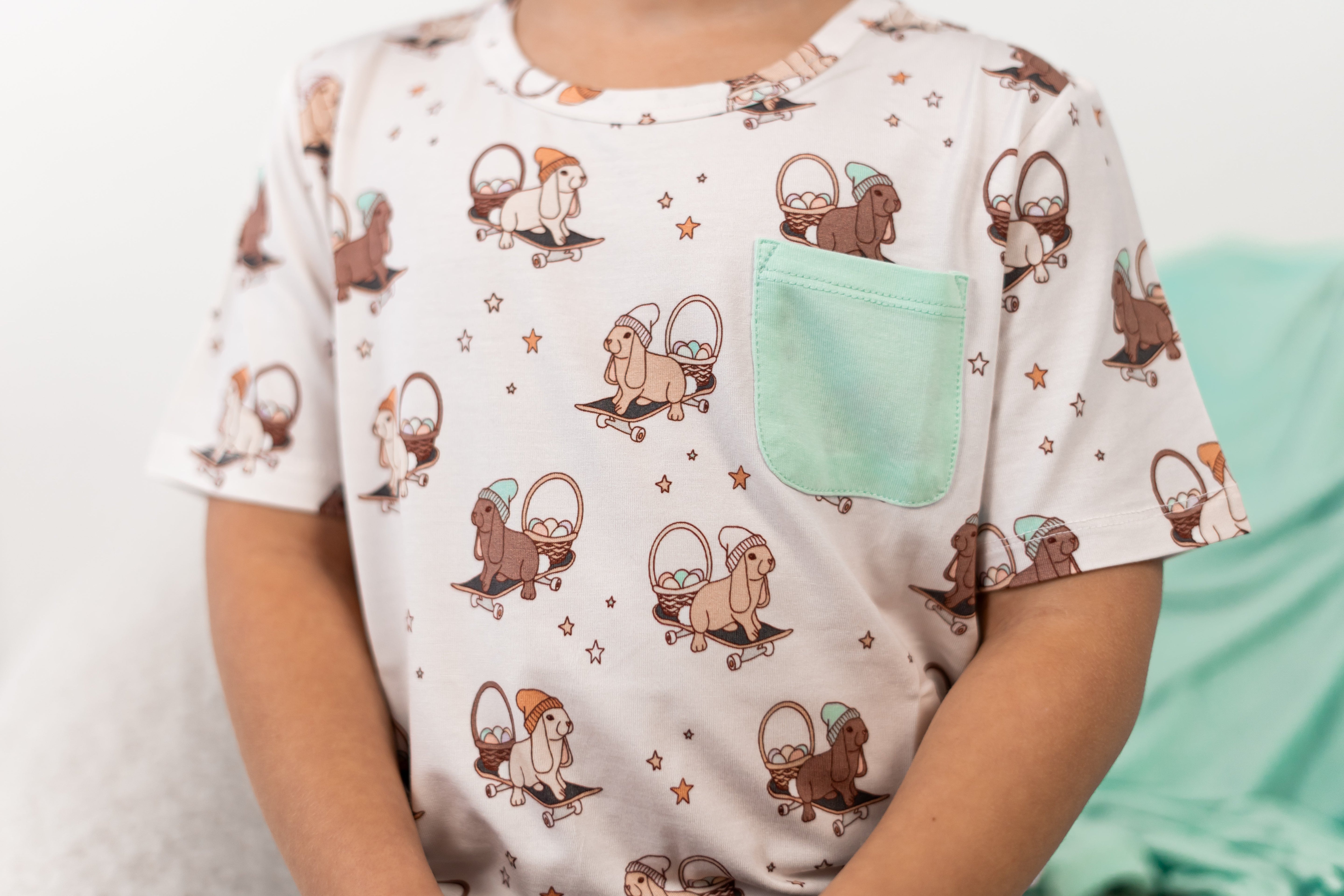 Skating Egg Hunt Dream Pocket Tee