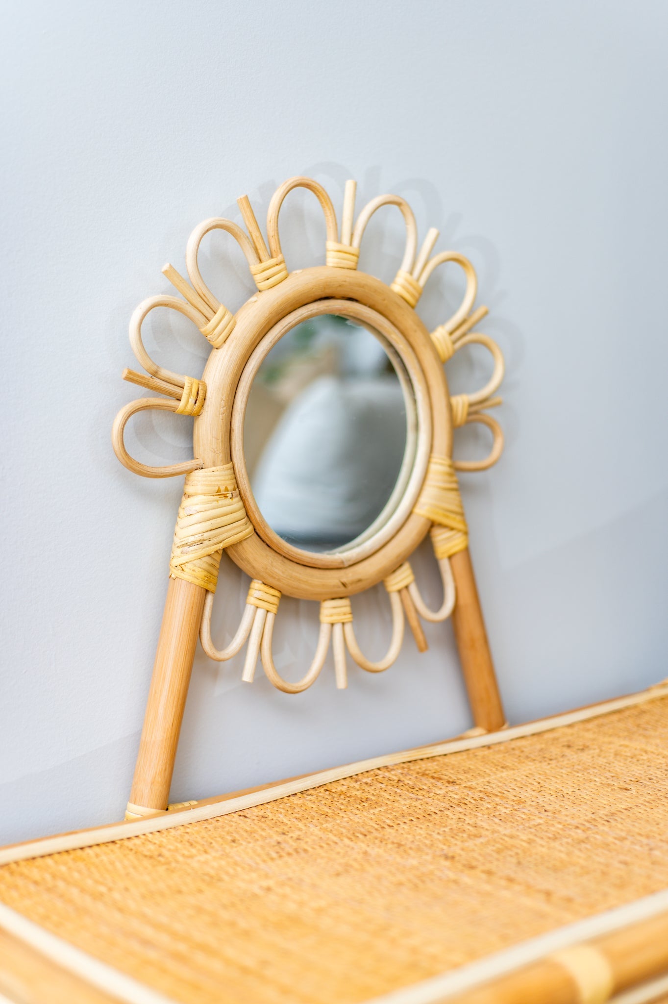 Jessie Kids Rattan Vanity