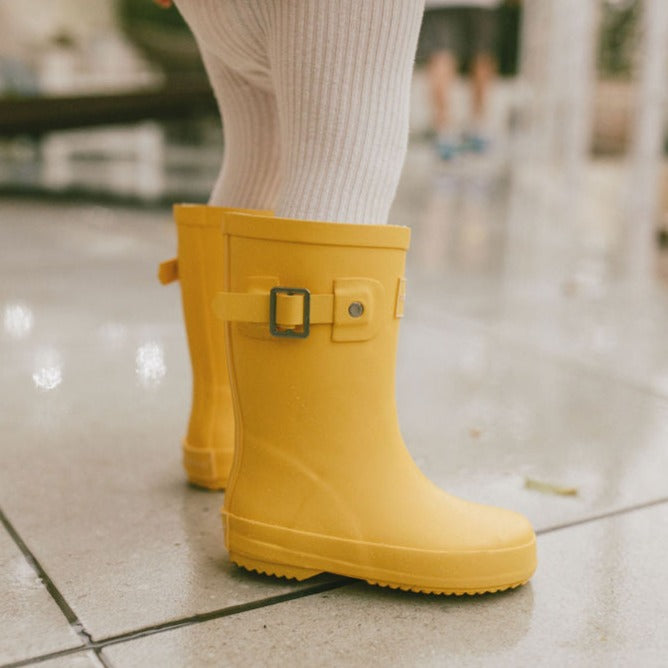 Toddler Rain Boots in Yellow - Bonarro