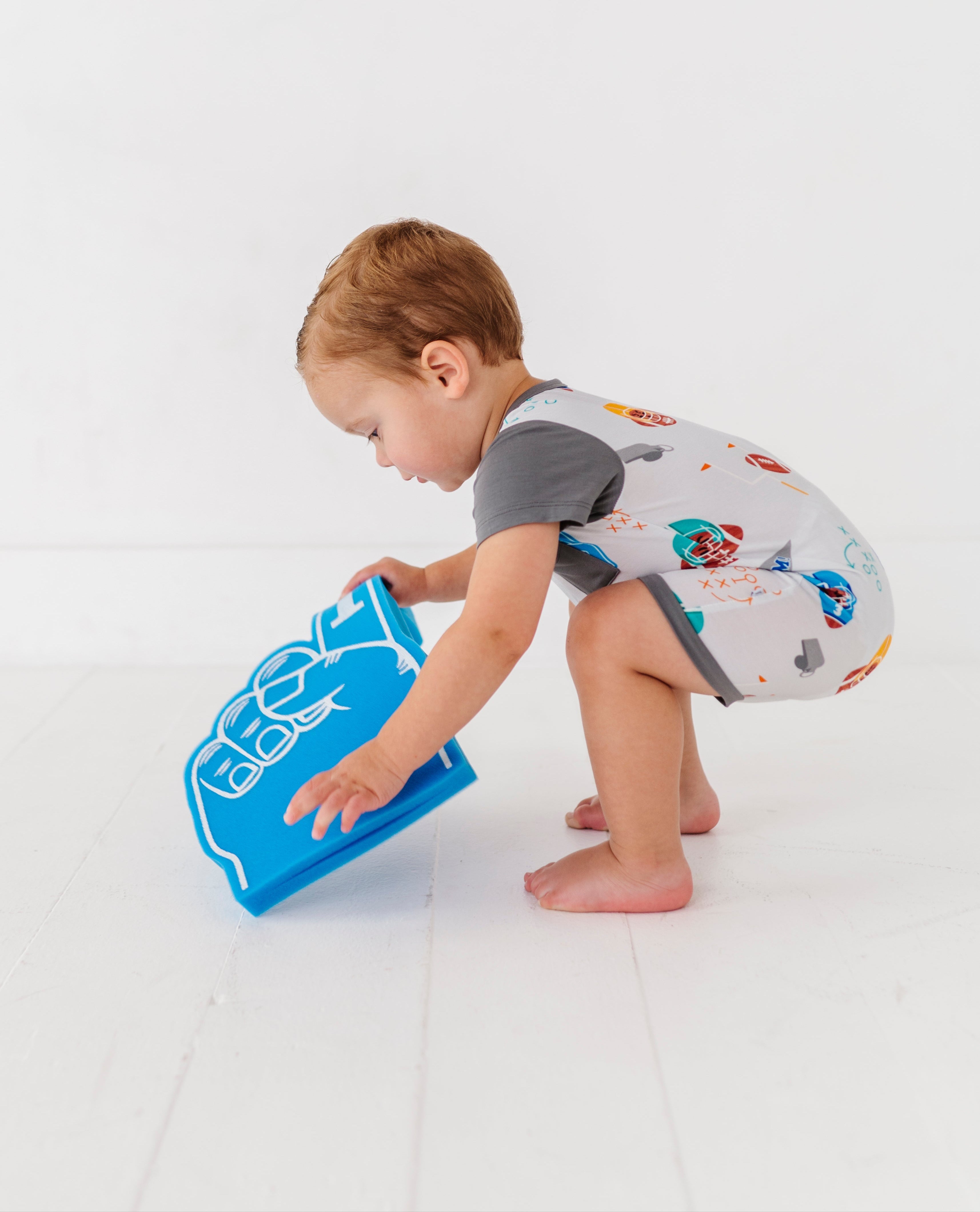 Gridiron Greats Zip Shortie Romper