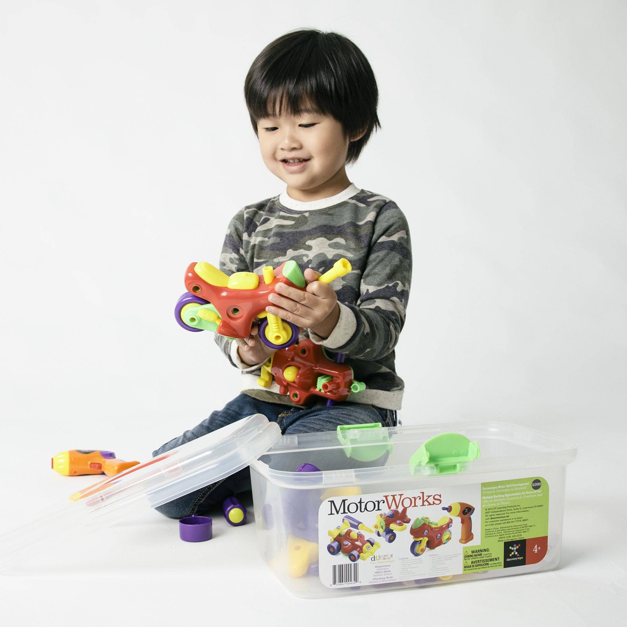 Motor Works Diy Take-apart Vehicles Set