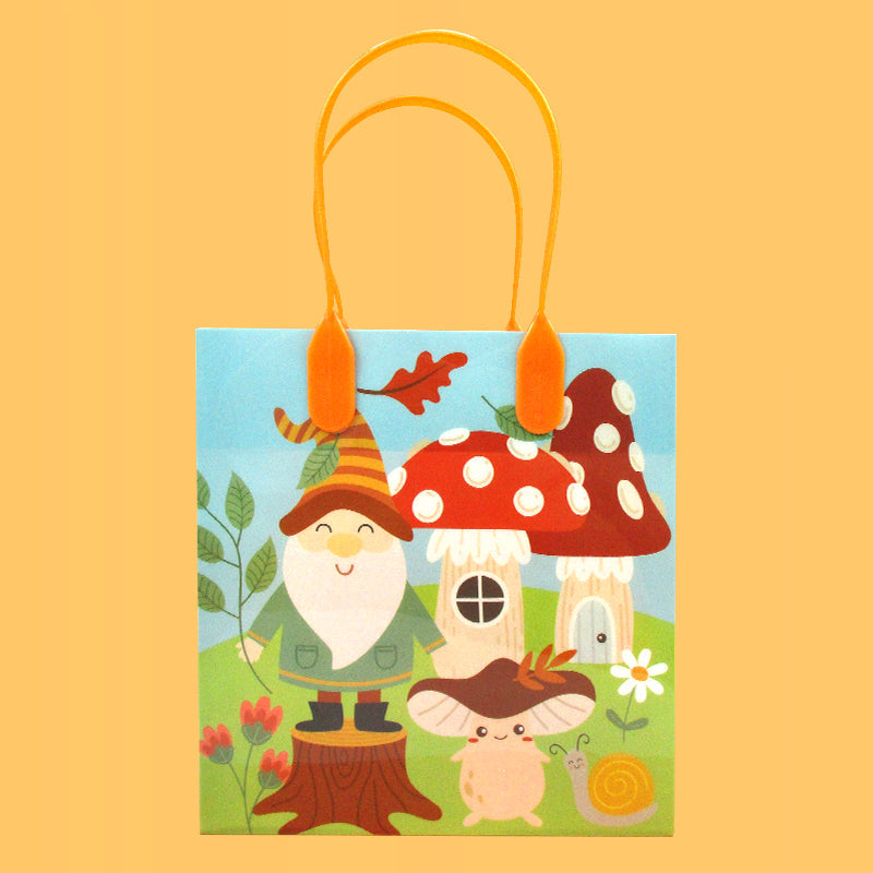 Garden Gnome Party Favor Treat Bags - Set Of 6 Or 12