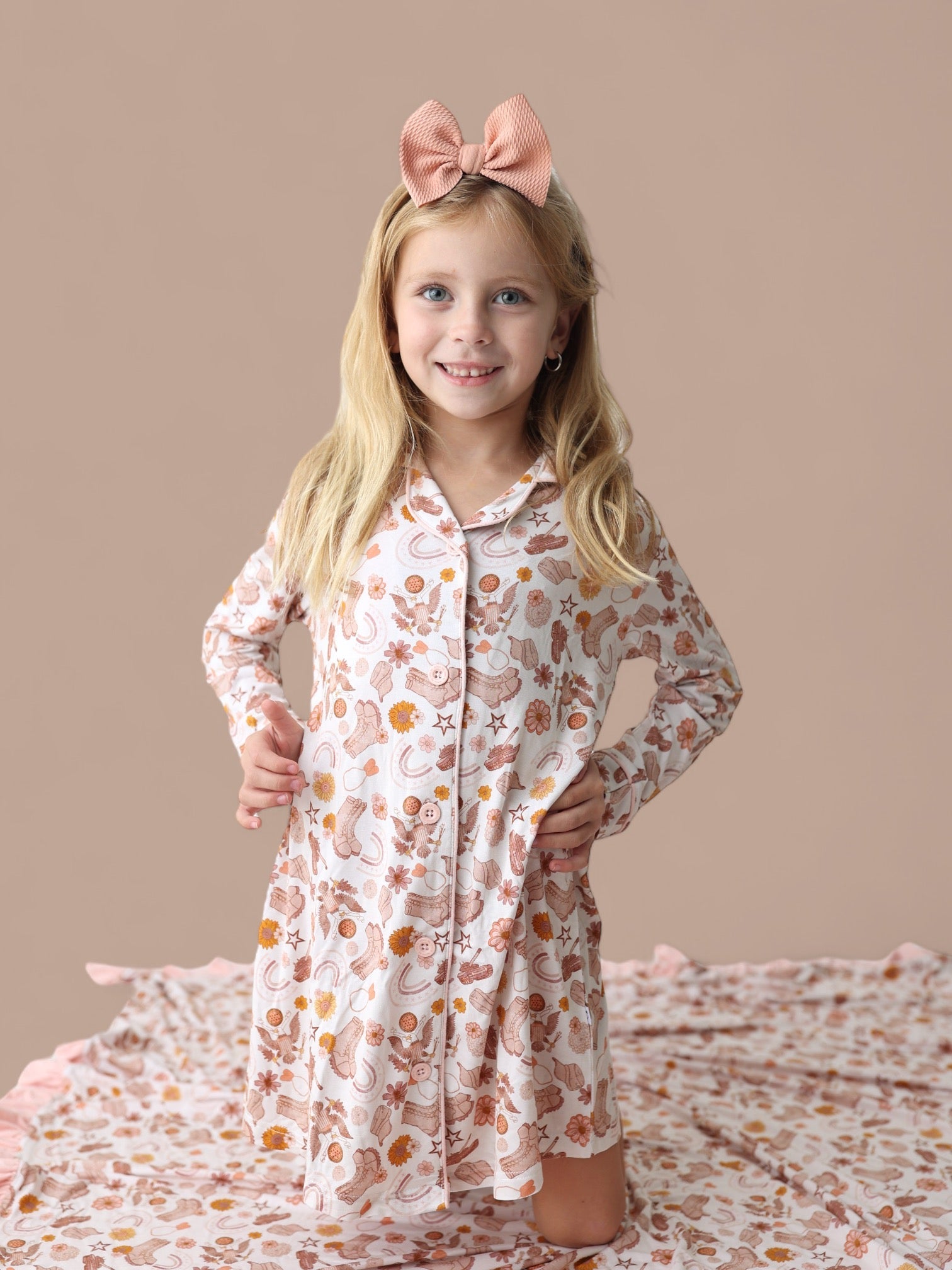 Flowers And Boots Girl's Dream Gown