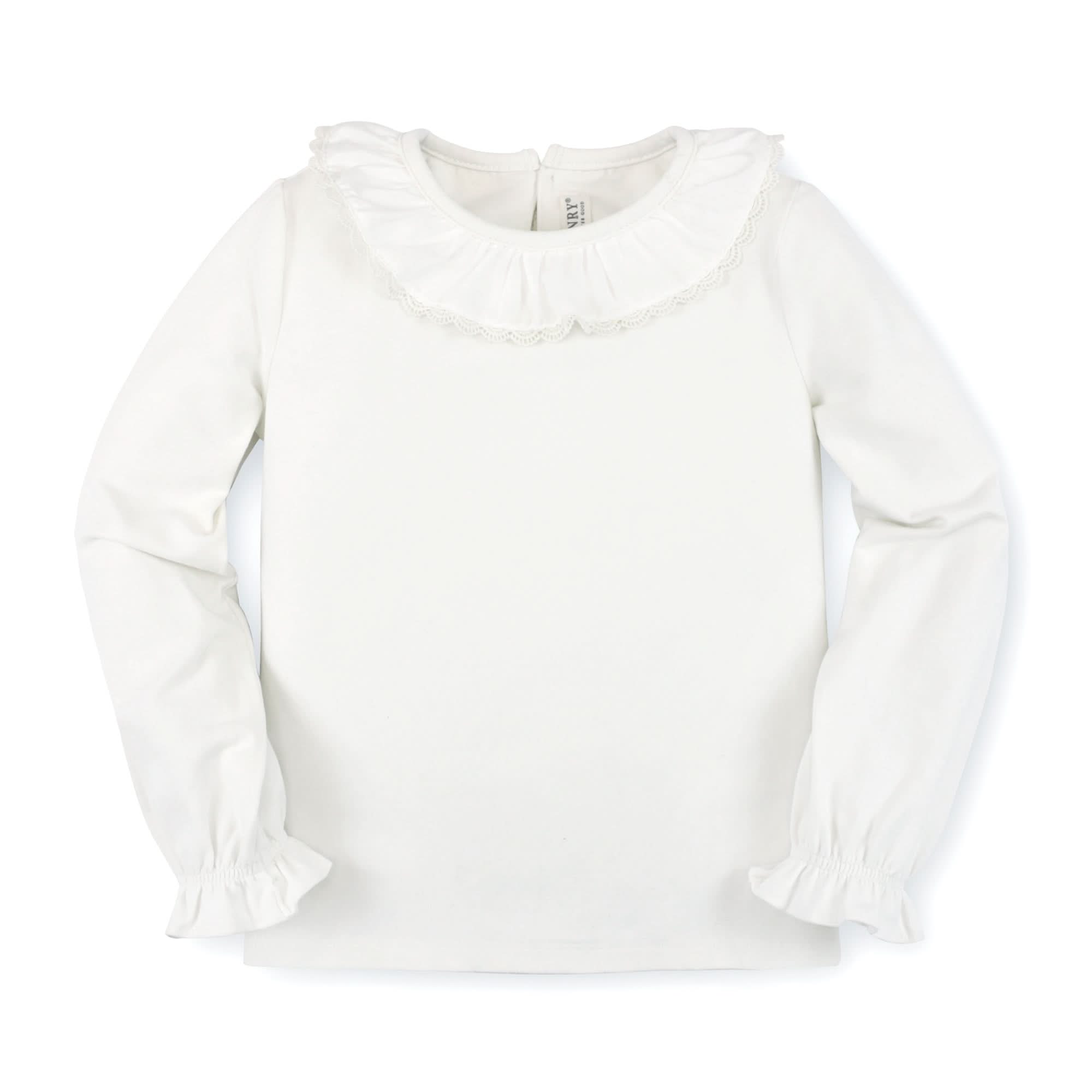 Ruffle Neck Knit Top - Baby