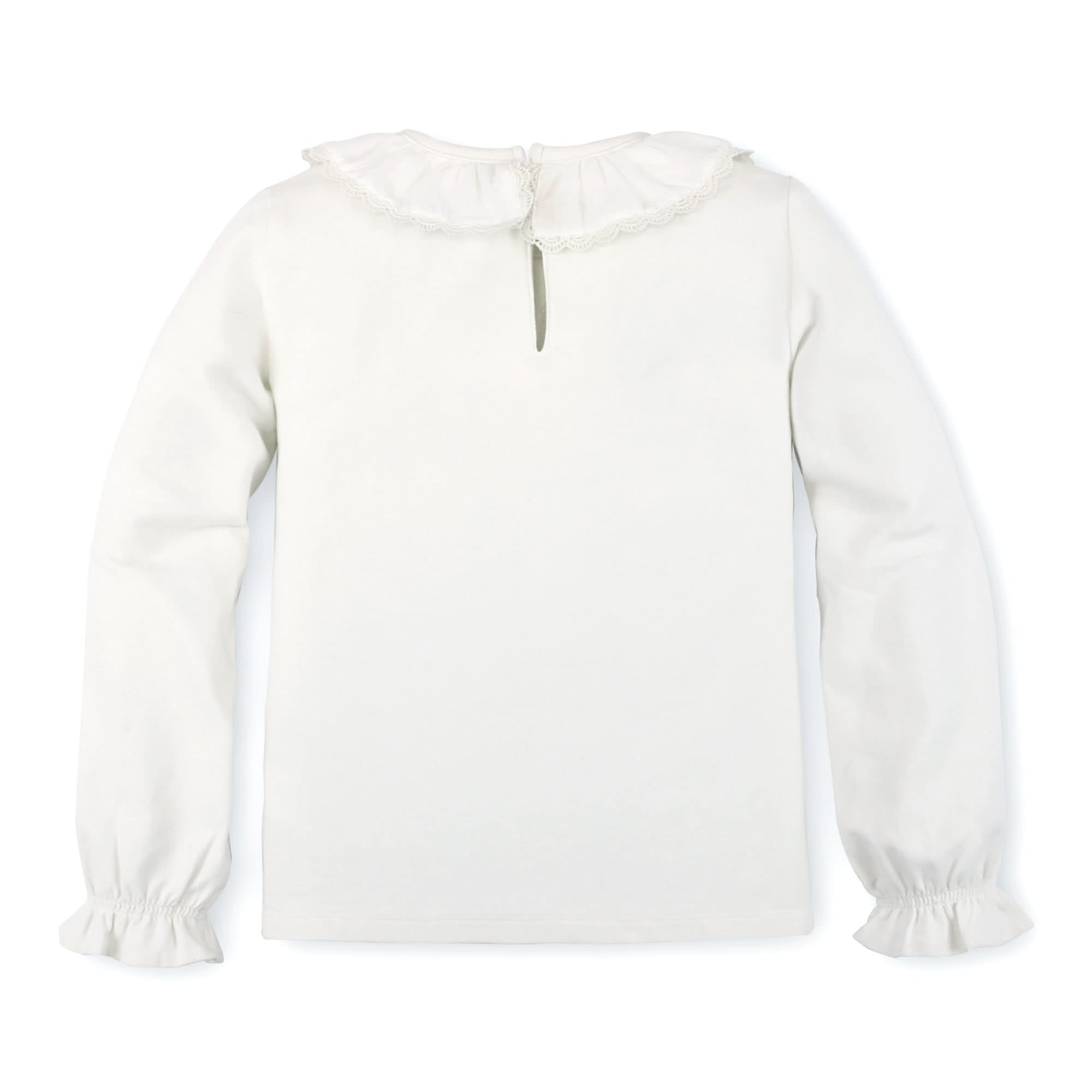 Ruffle Neck Knit Top - Baby