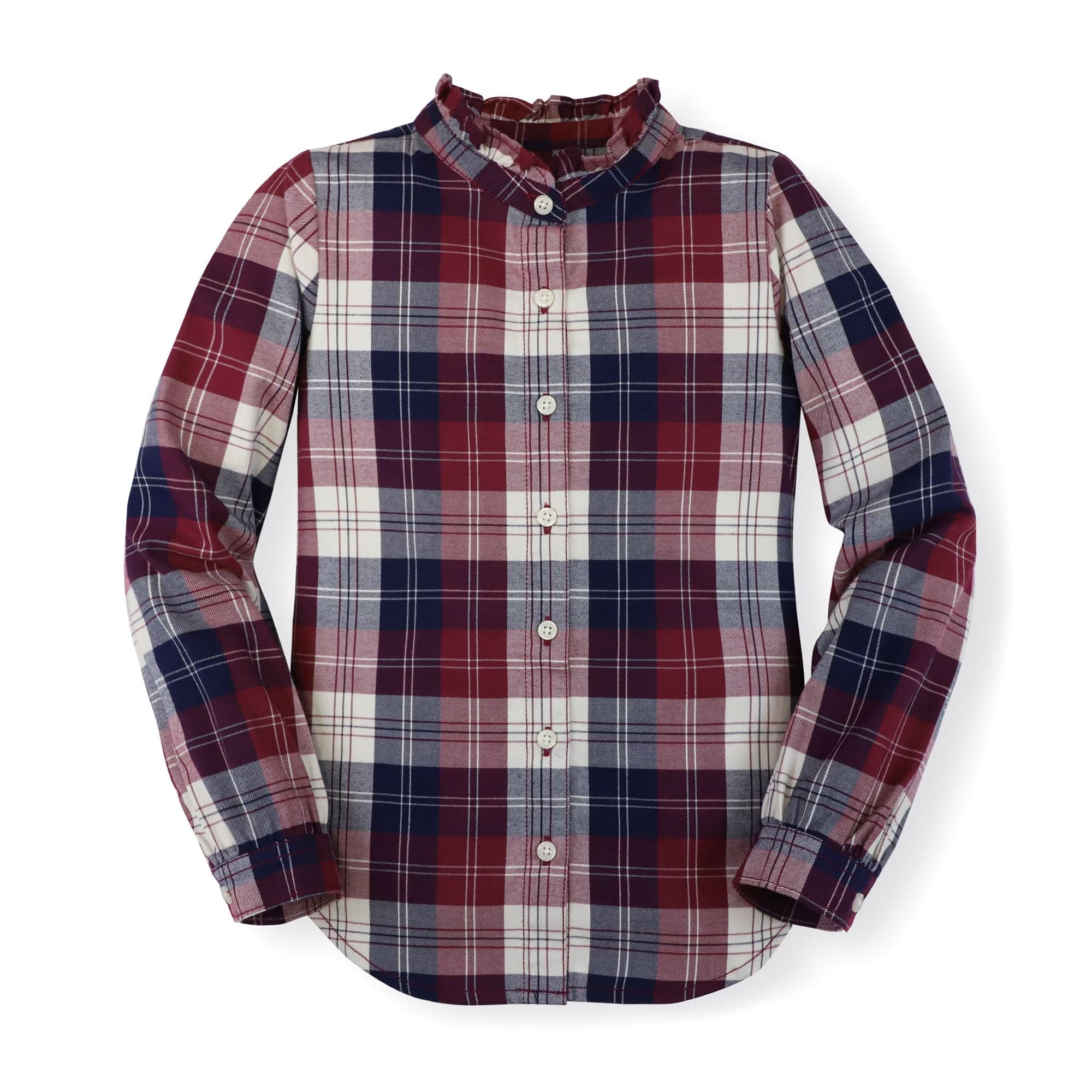 Ruffle Collar Shirt - Made With Organic Cotton - Baby