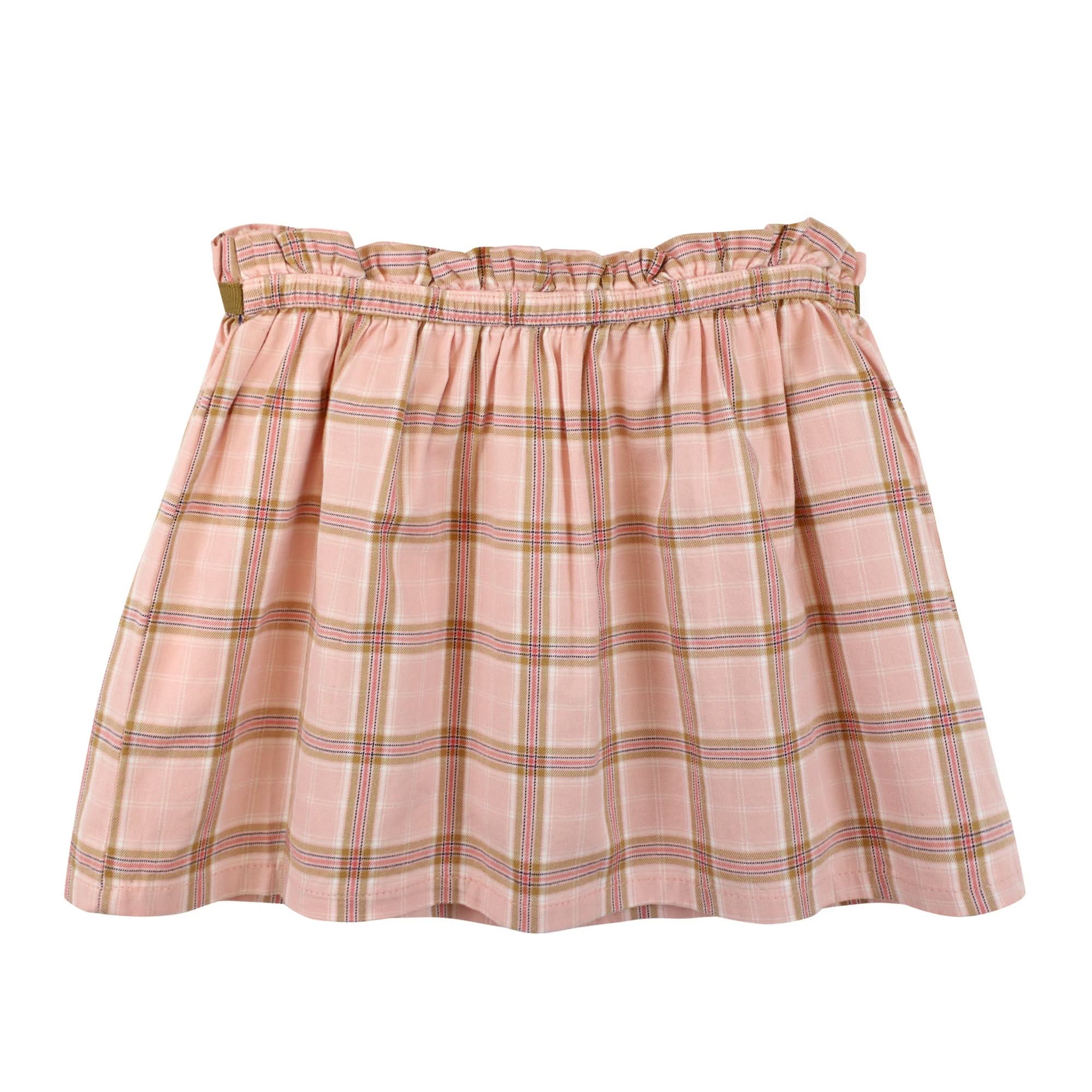Gathered Skirt With Ribbon
