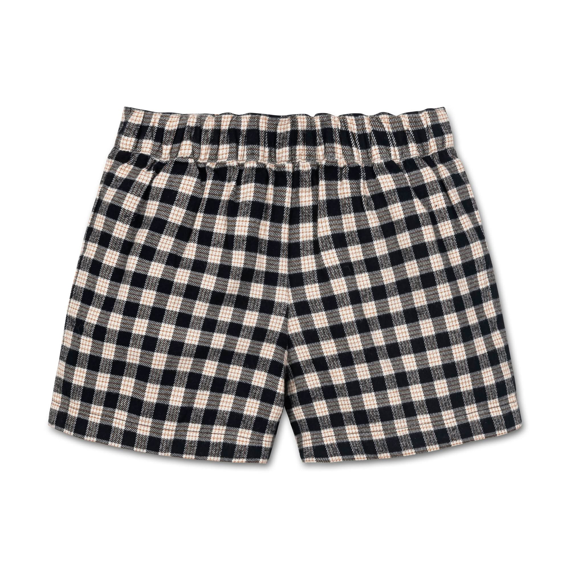 Pleated Organic Flannel Short - Baby
