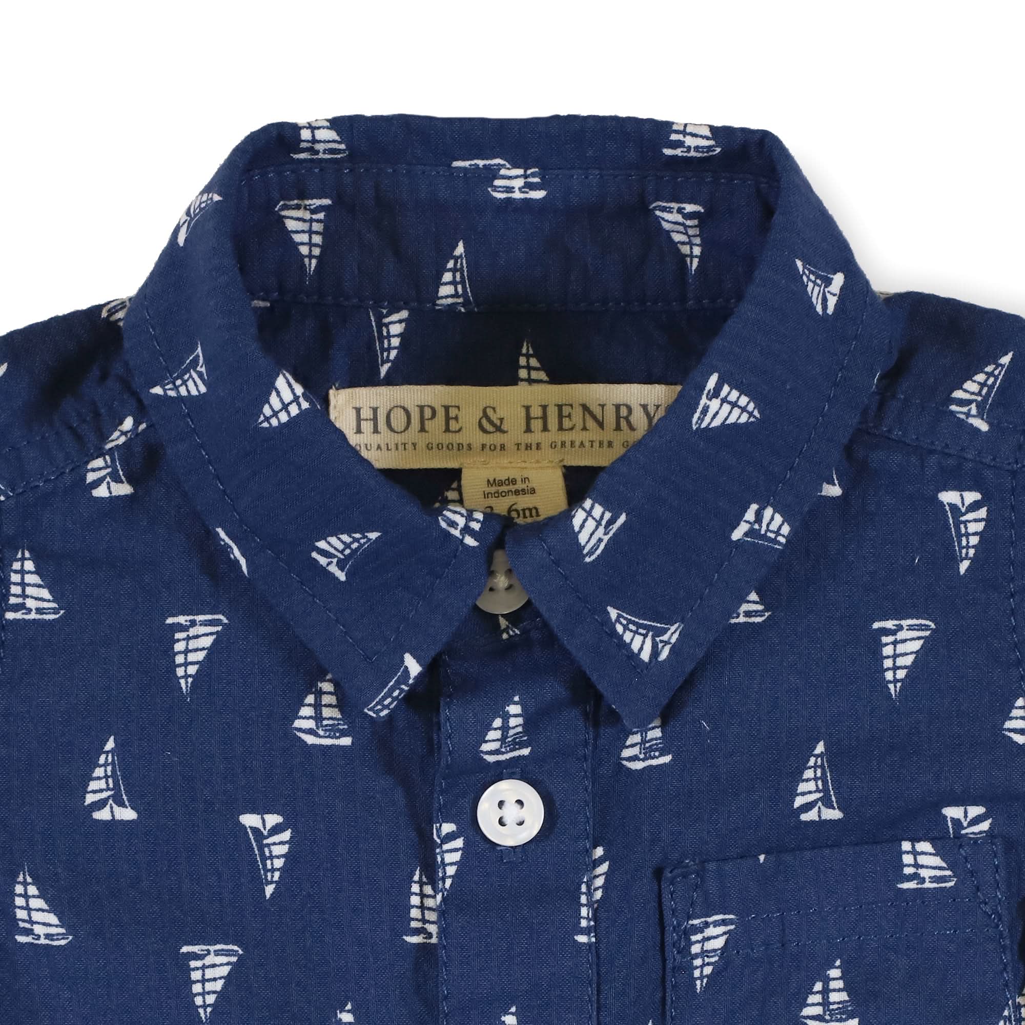 Organic Seersucker Button Front Romper