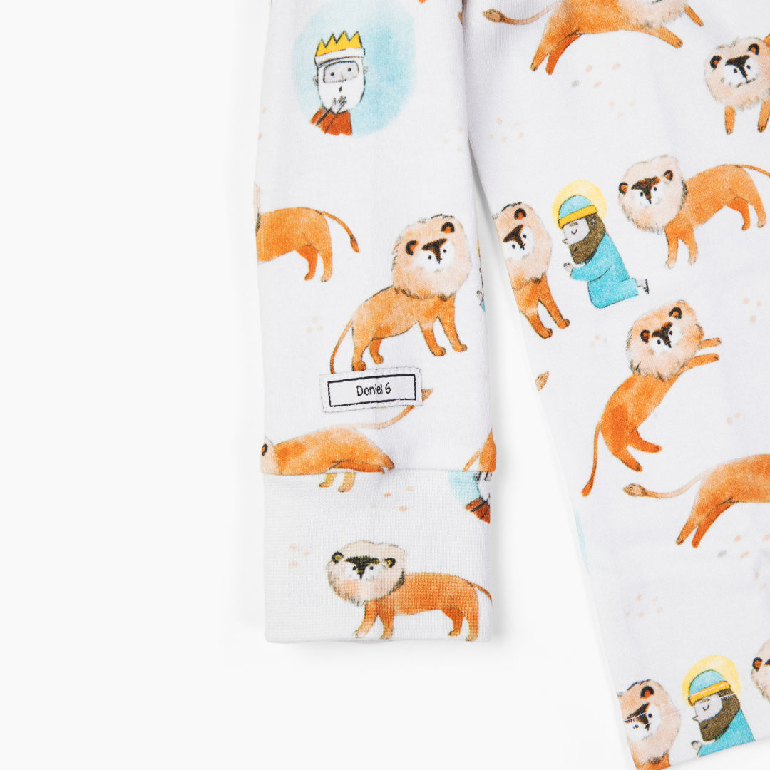Daniel & The Lions Den Pj Long Sleeve Set Cotton